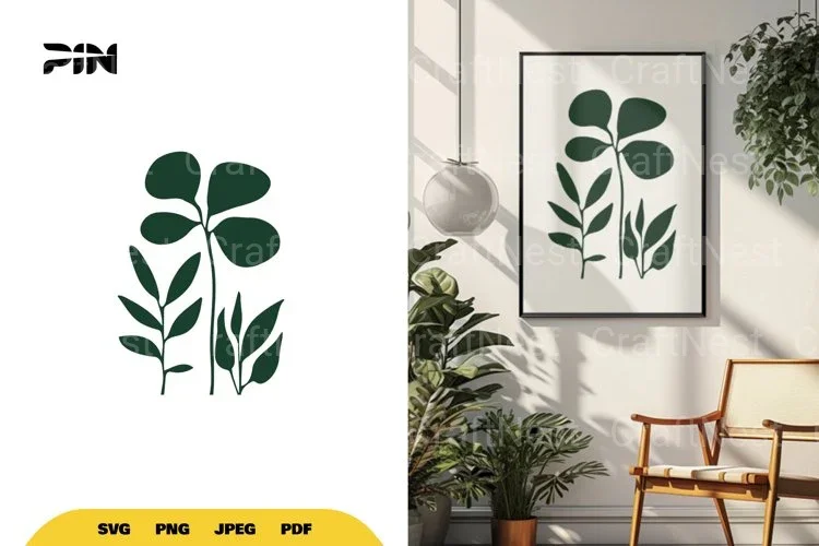 Leaves Wall Cut File SVG Bundle - Clipart Bundle