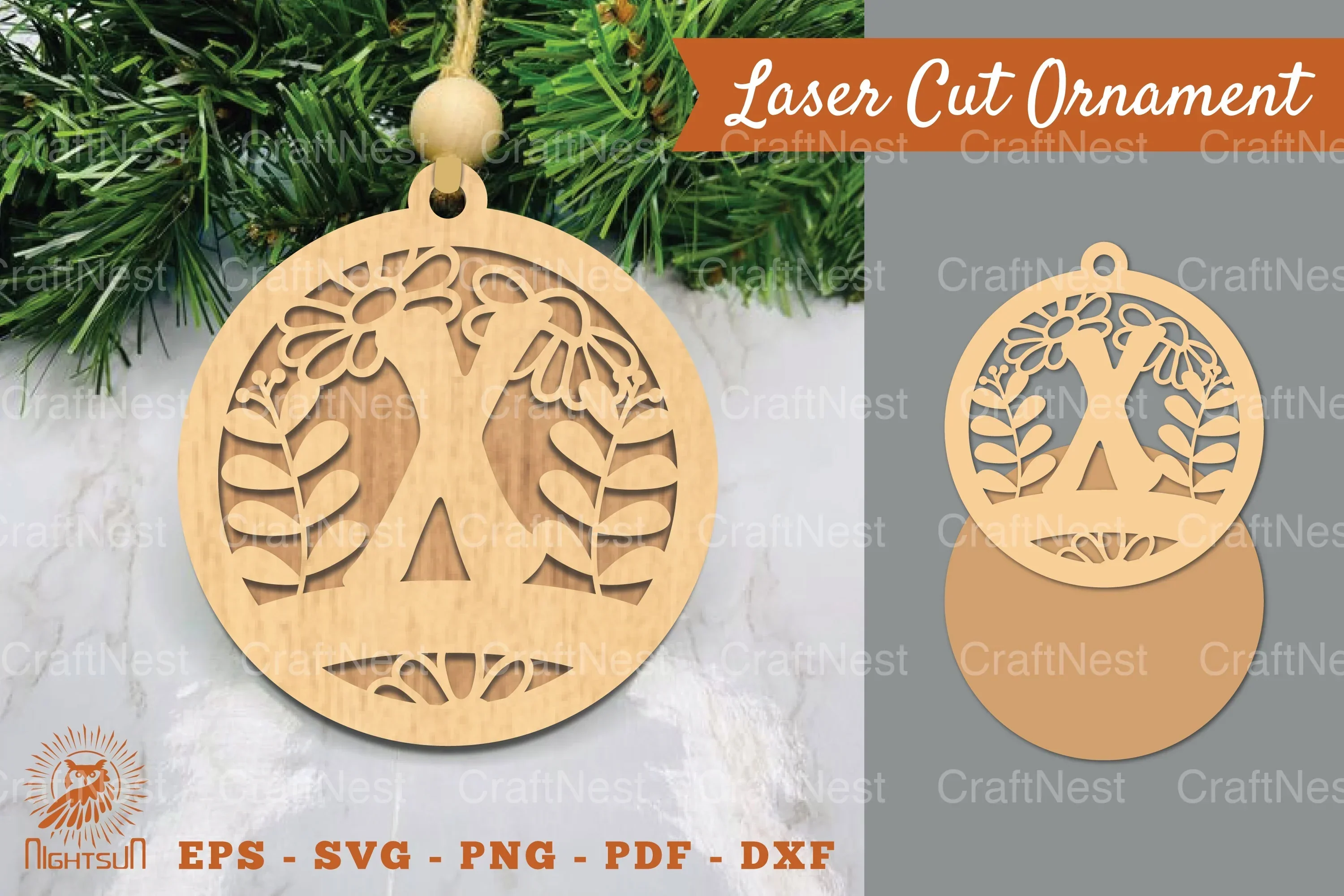Letter X Laser Cut Ornament Clipart Bundle