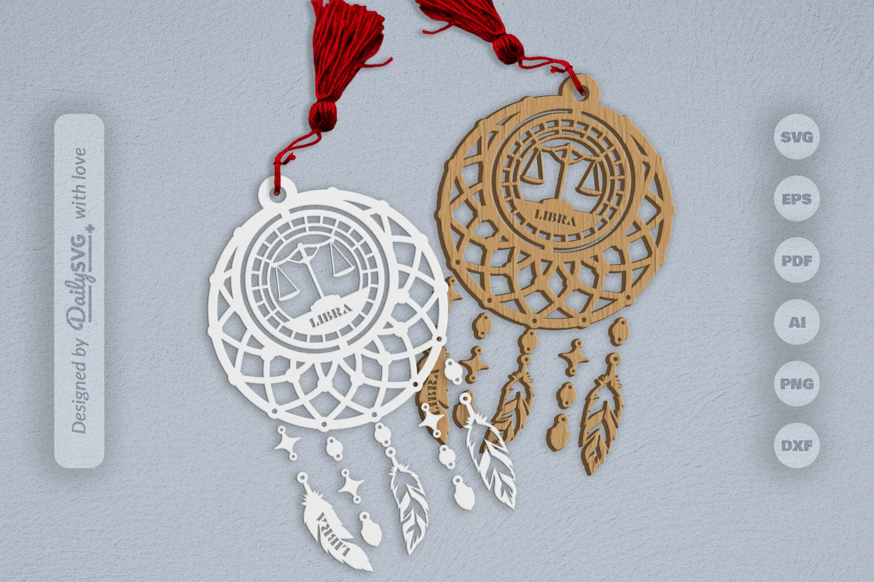 Libra Dream Catcher Set SVG Bundle