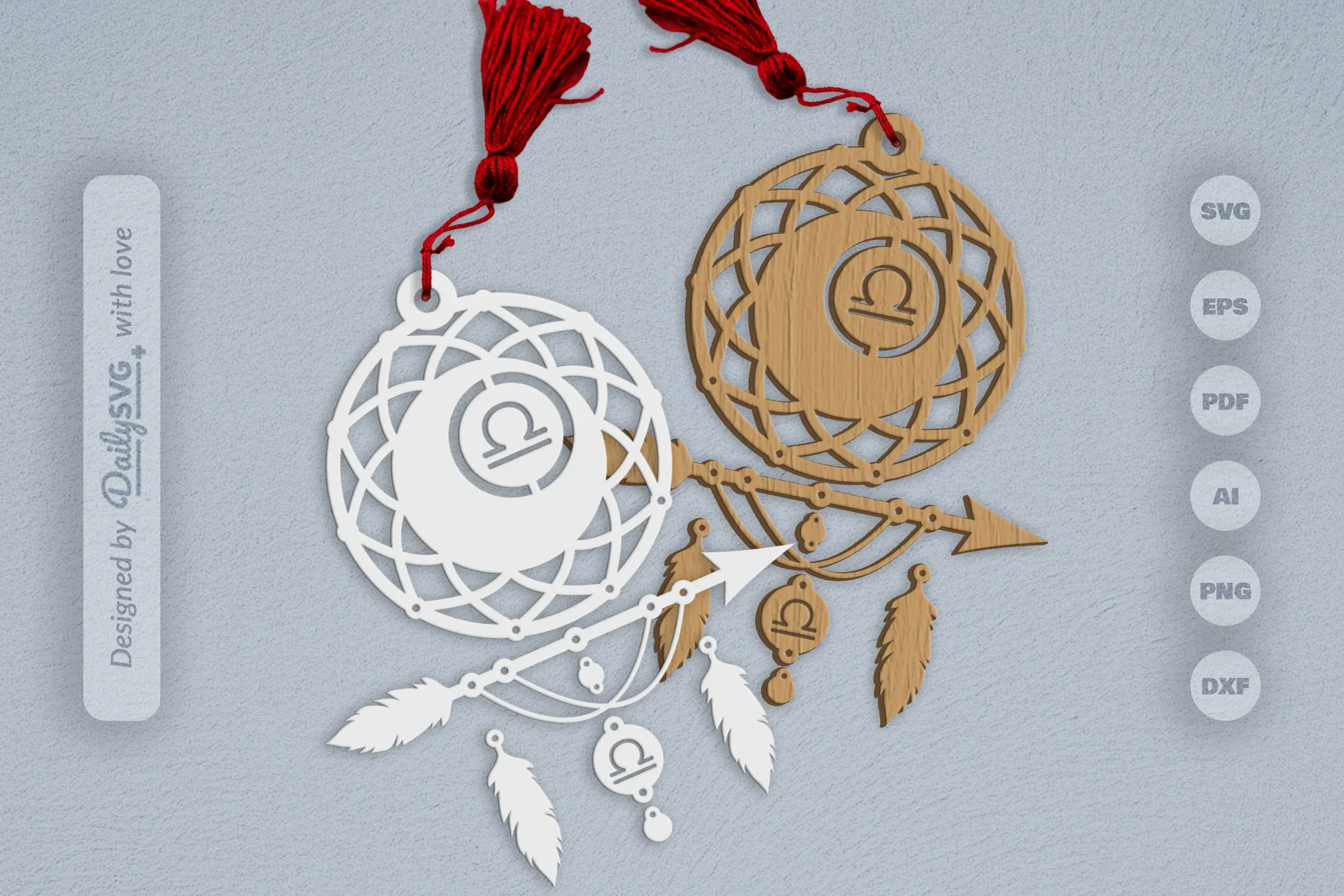 Libra Dream Catcher Set SVG Bundle