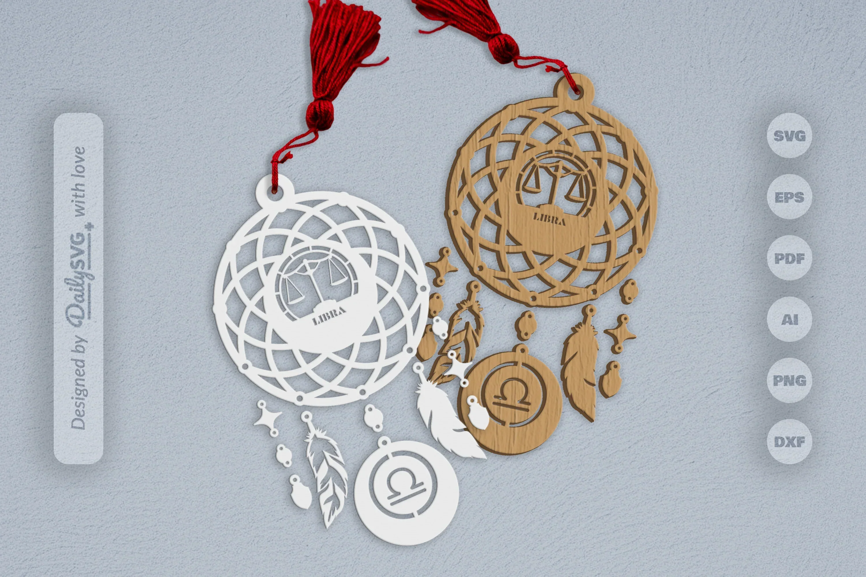 Libra Dream Catcher Set SVG Bundle