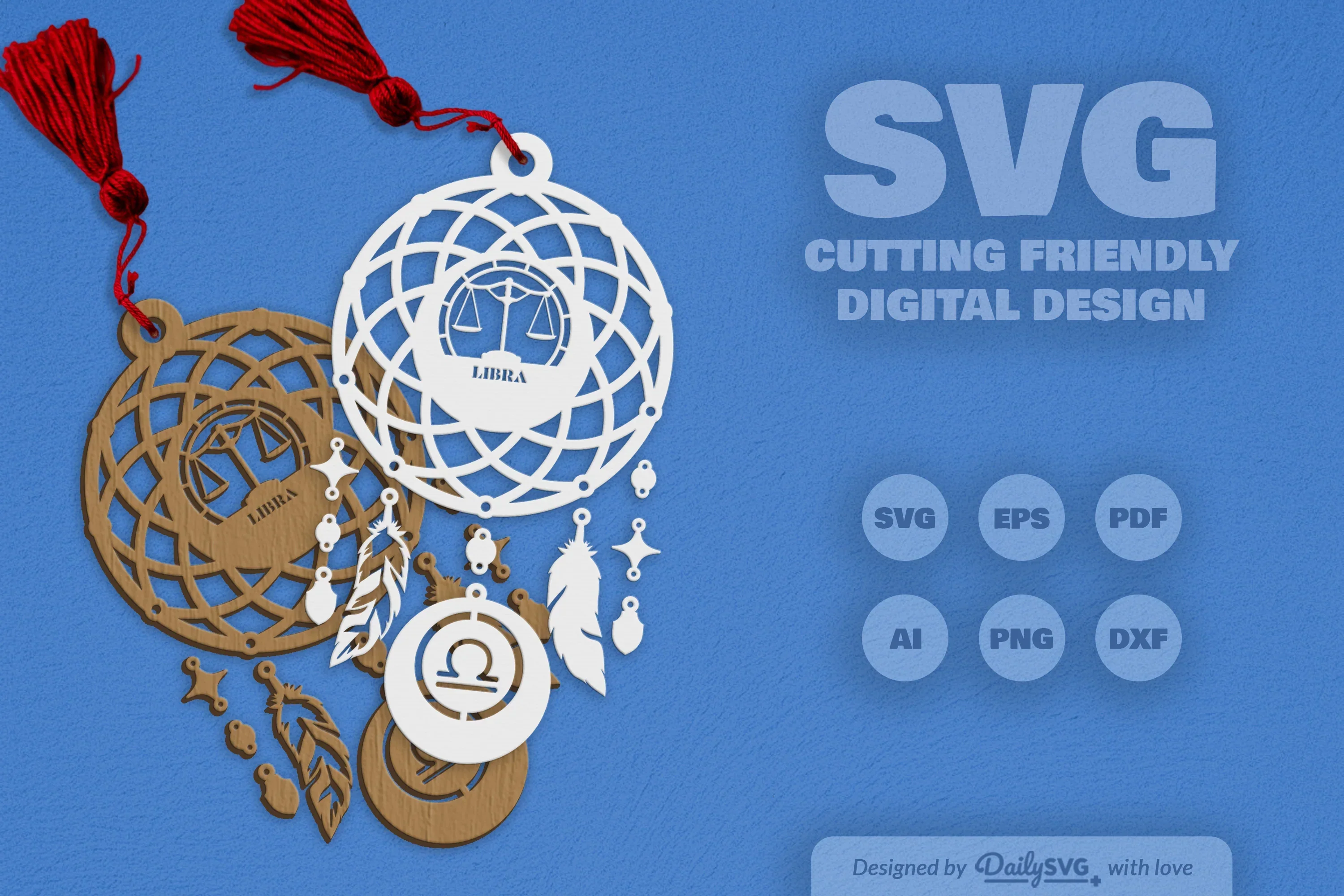 Libra Dream Catcher Set SVG Bundle - Image 2