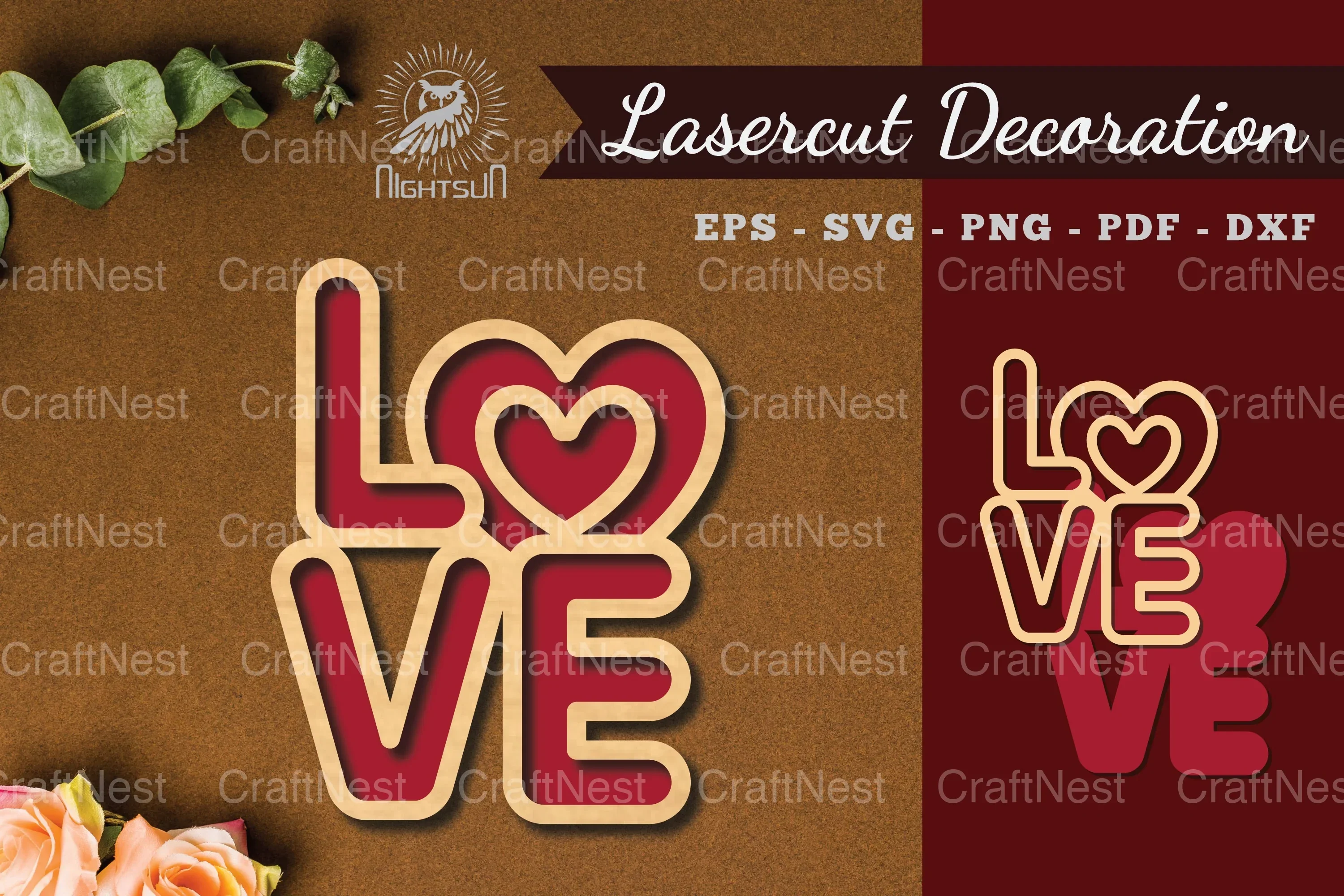 Love Laser Cut Decoration Bundle