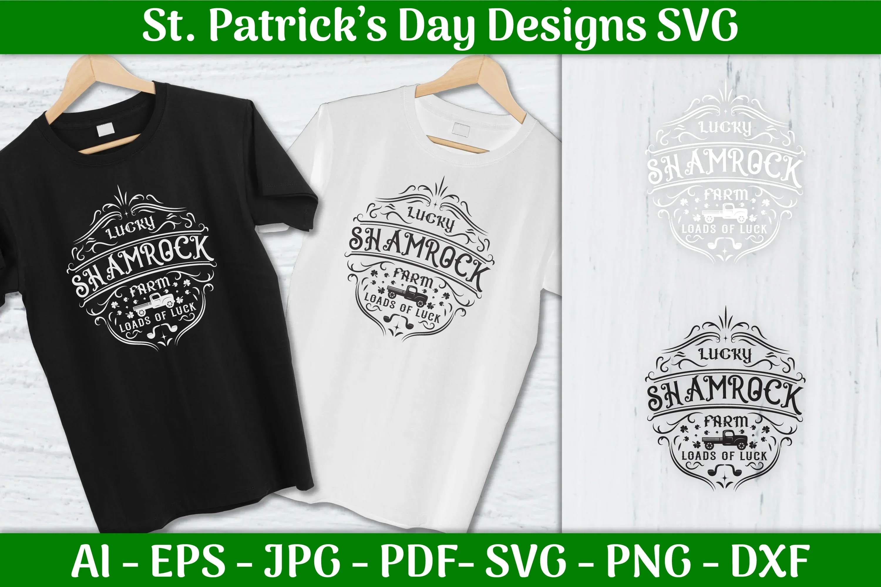 Lucky Shamrock St. Patrick's Day SVG Bundle