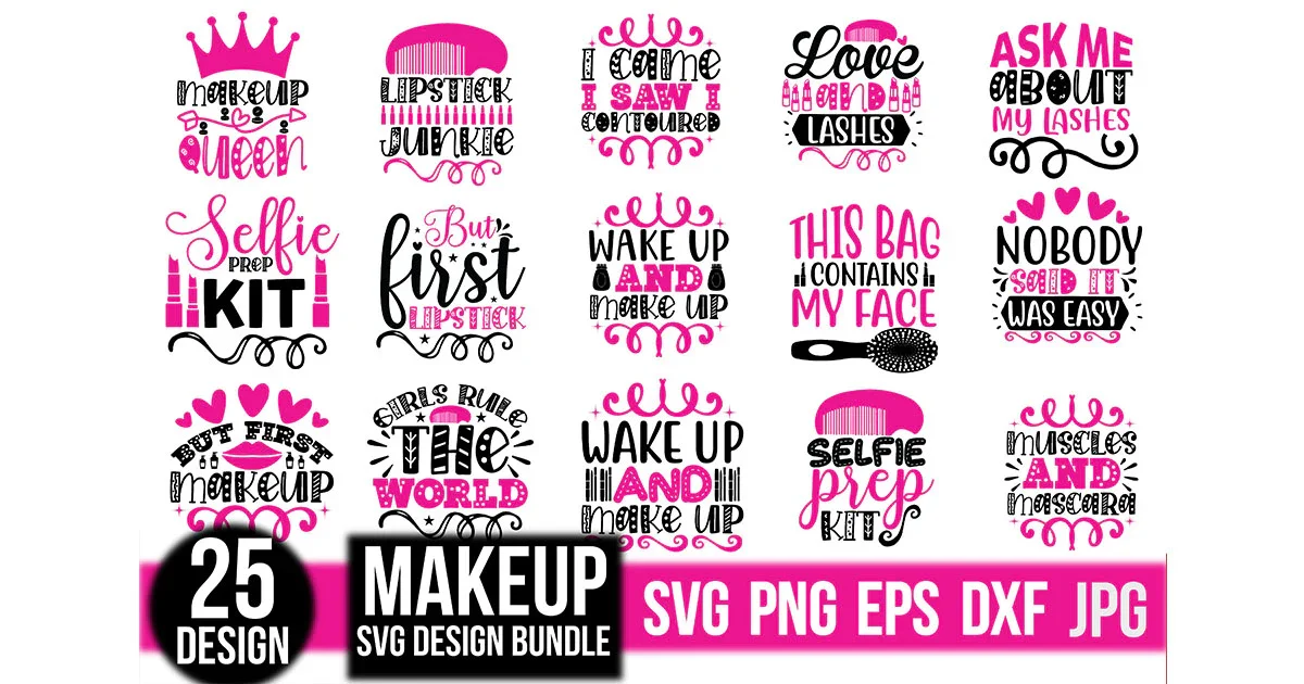 Makeup SVG Bundle - Image 3