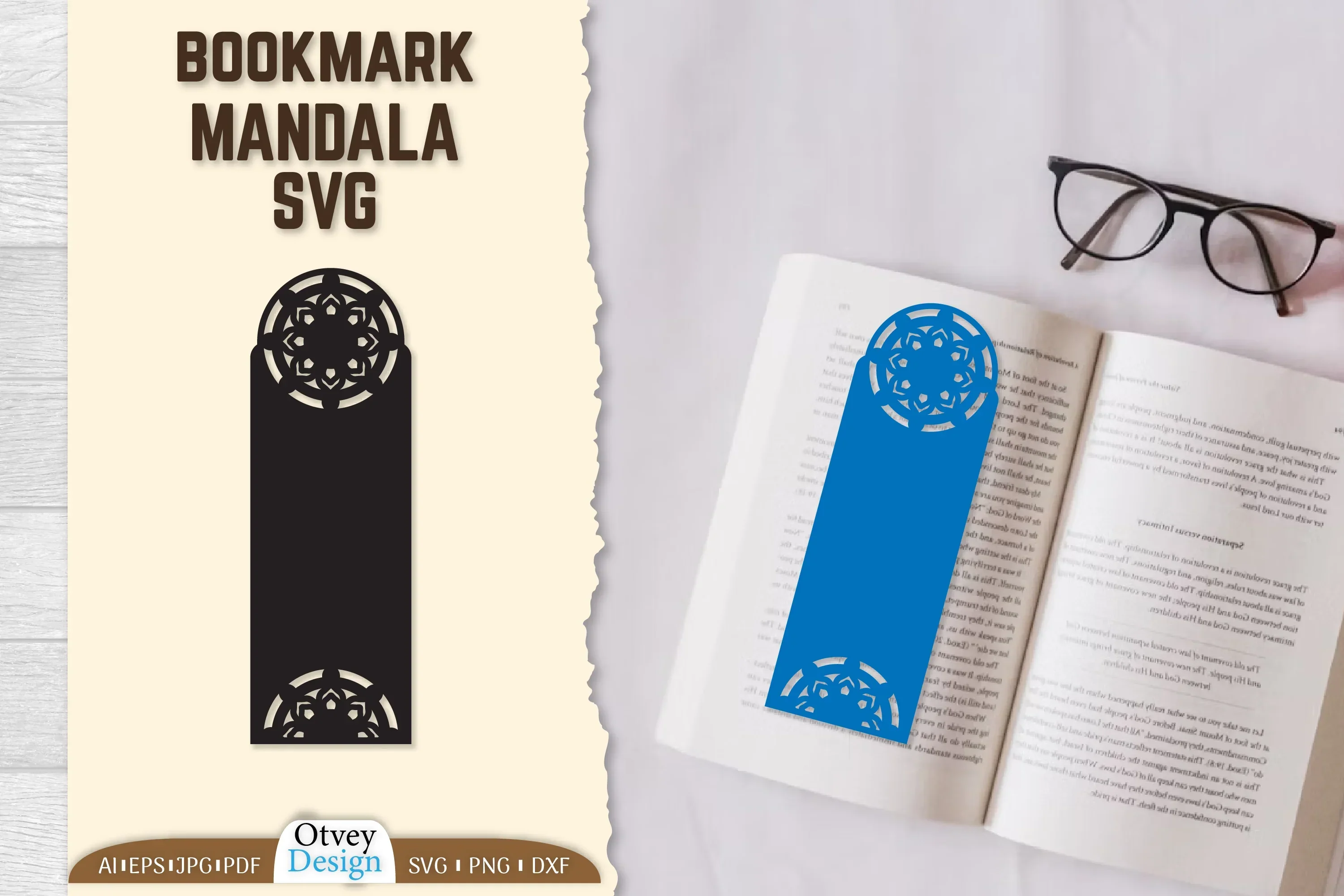 Mandala Bookmark SVG Bundle