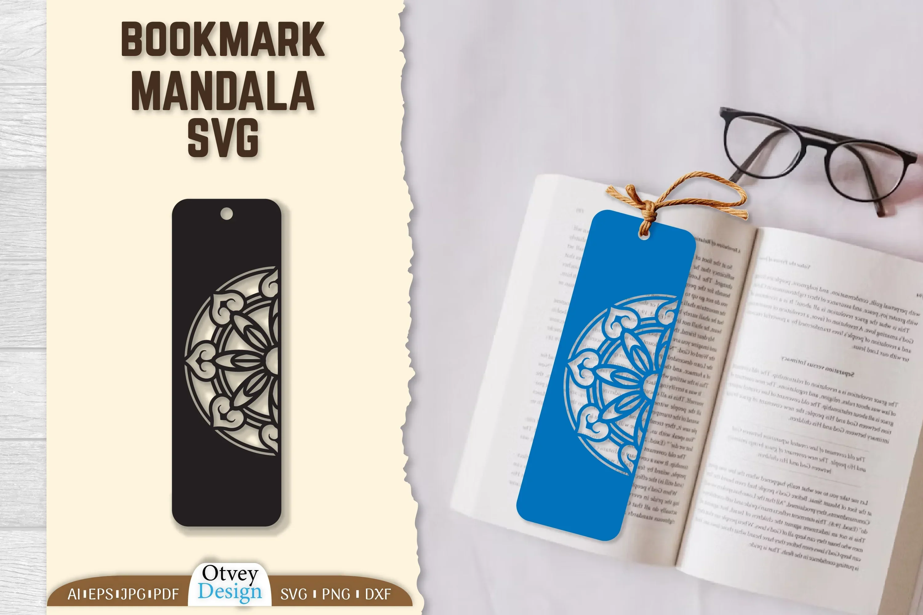 Mandala Bookmark SVG Bundle