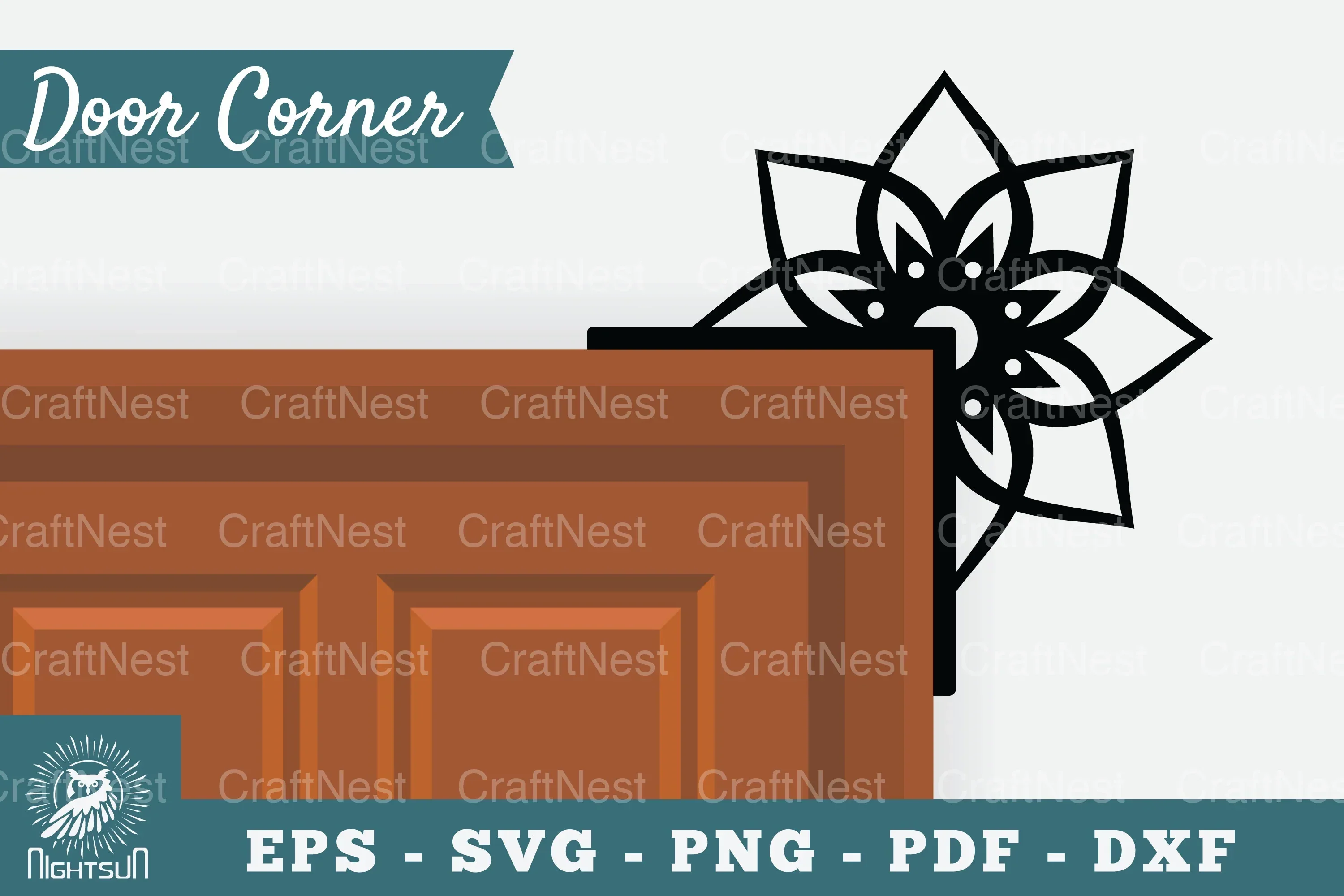 Mandala Door Corner SVG Bundle