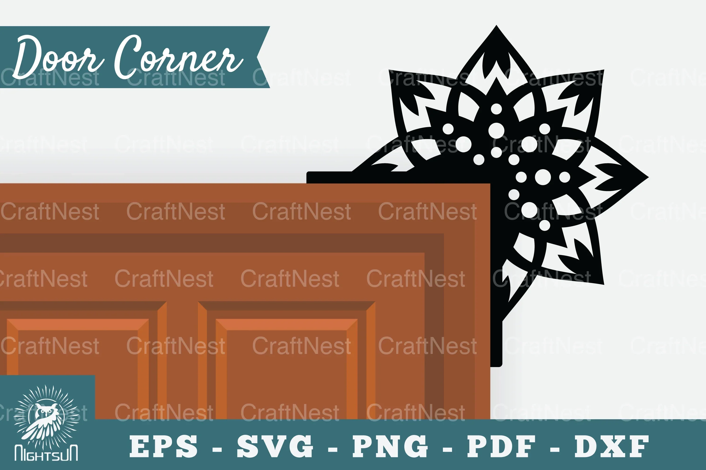 Mandala Door Corner SVG Bundle