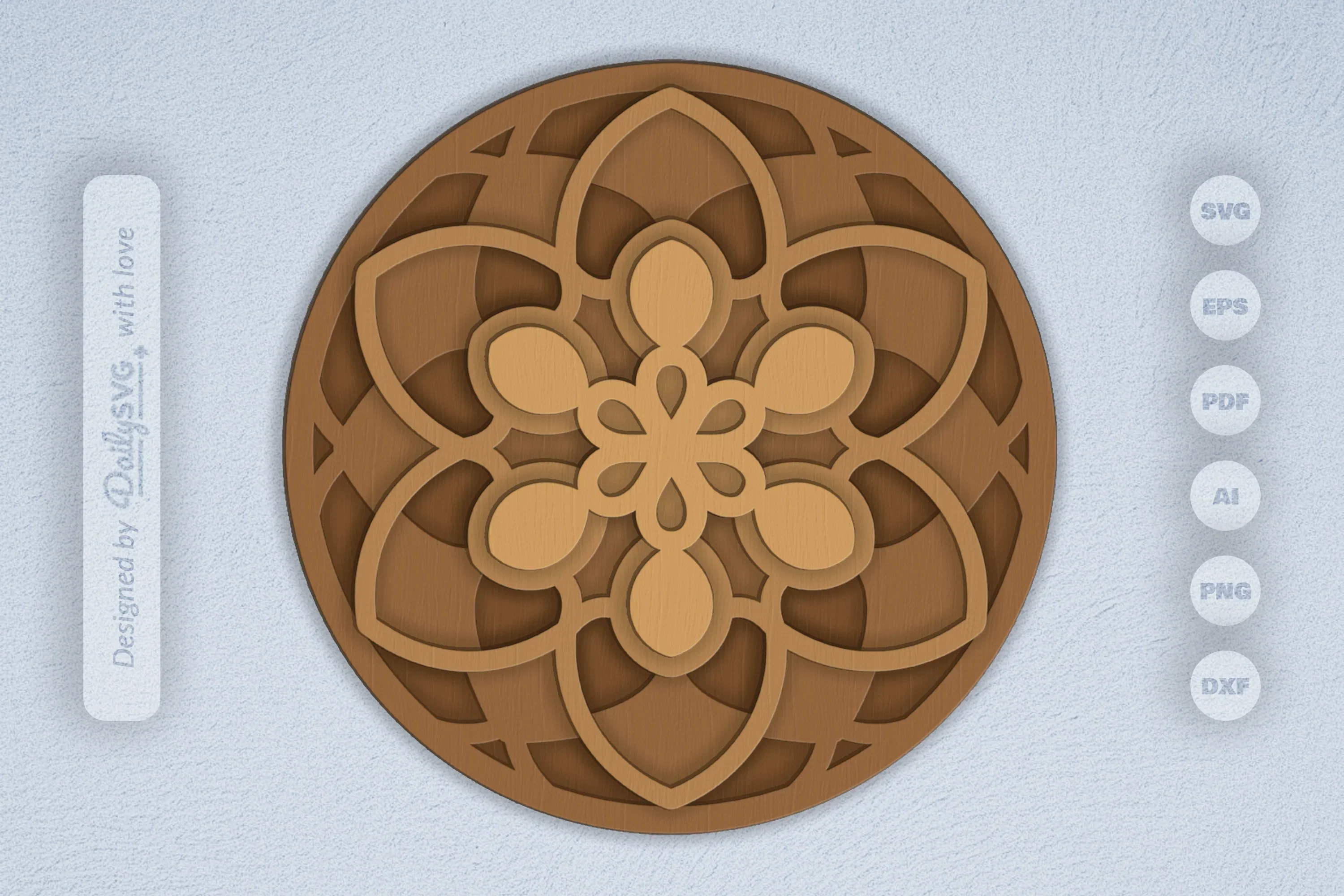 Mandala Energy Laser Cut SVG Bundle