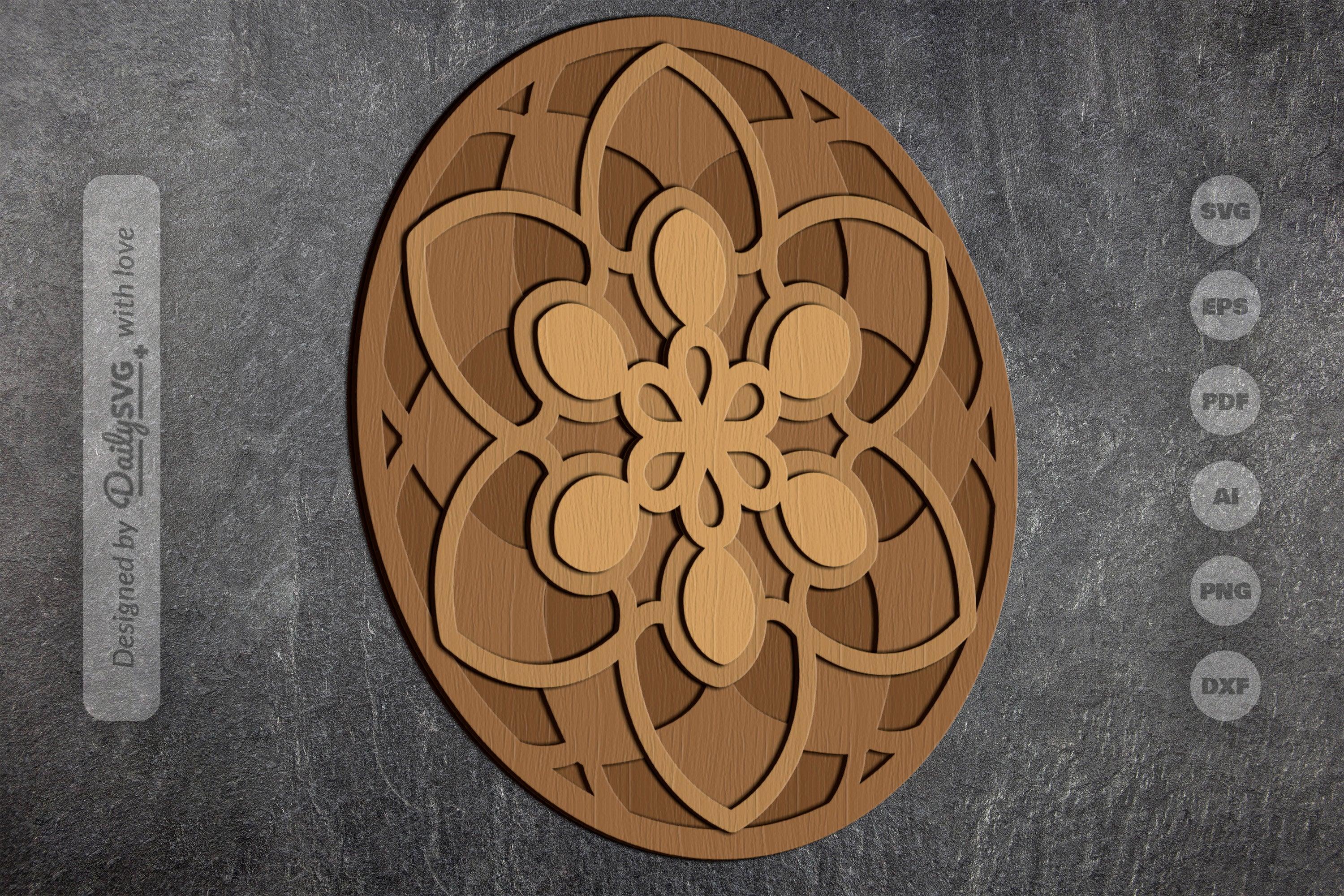 Mandala Energy Laser Cut SVG Bundle - Image 3