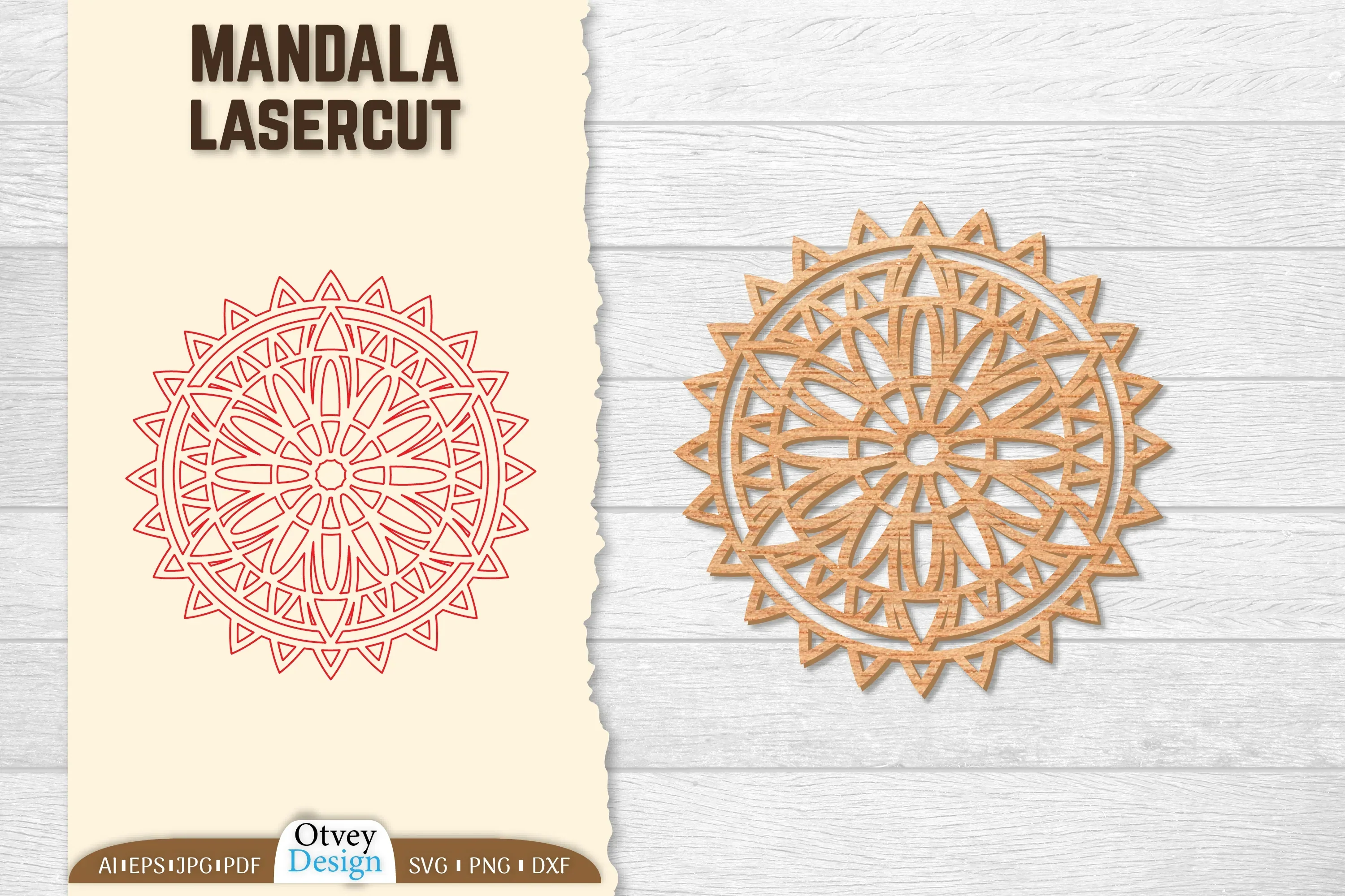 Mandala Lasercut SVG Bundle