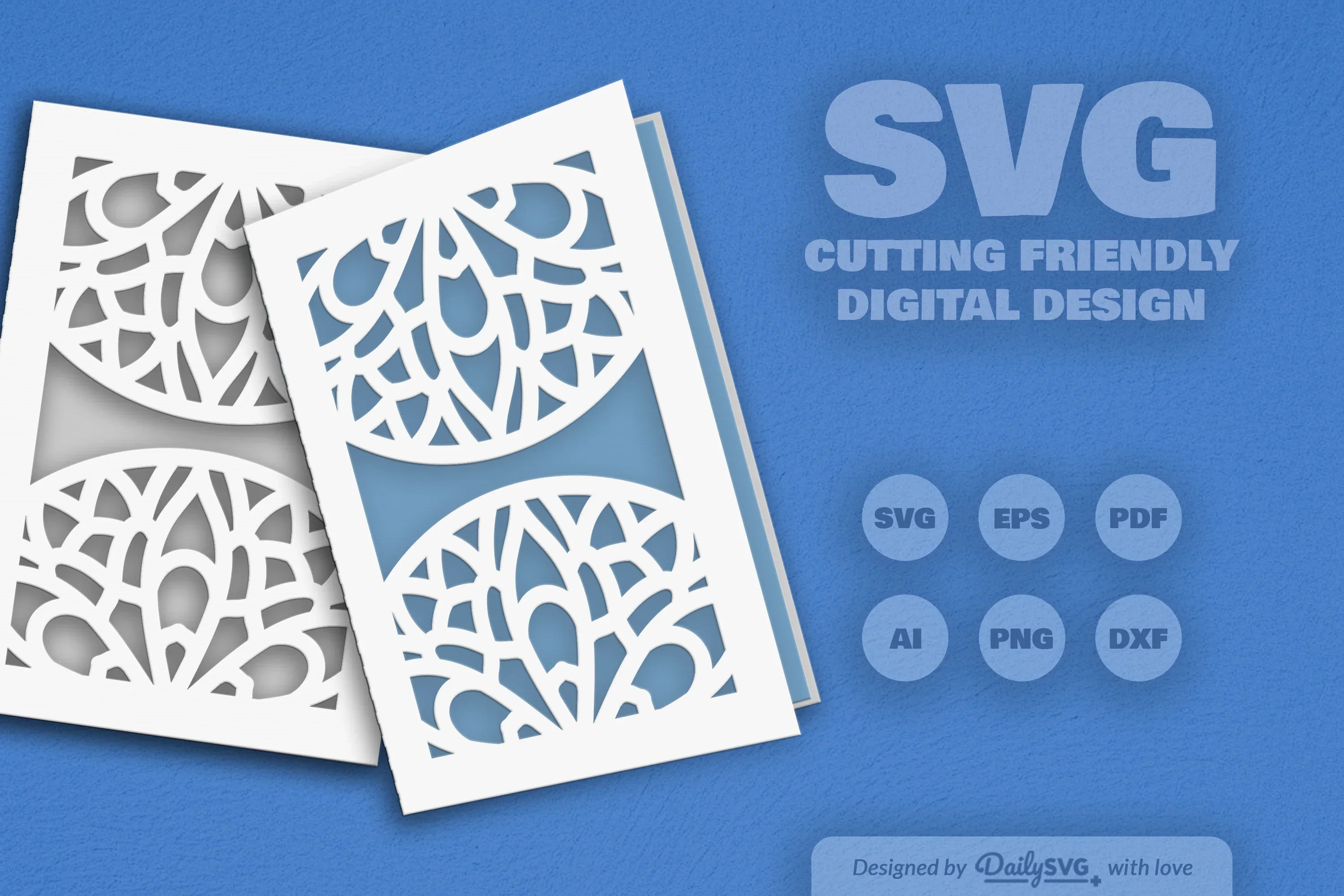 Mandala Mirror Papercut SVG Bundle - Image 2