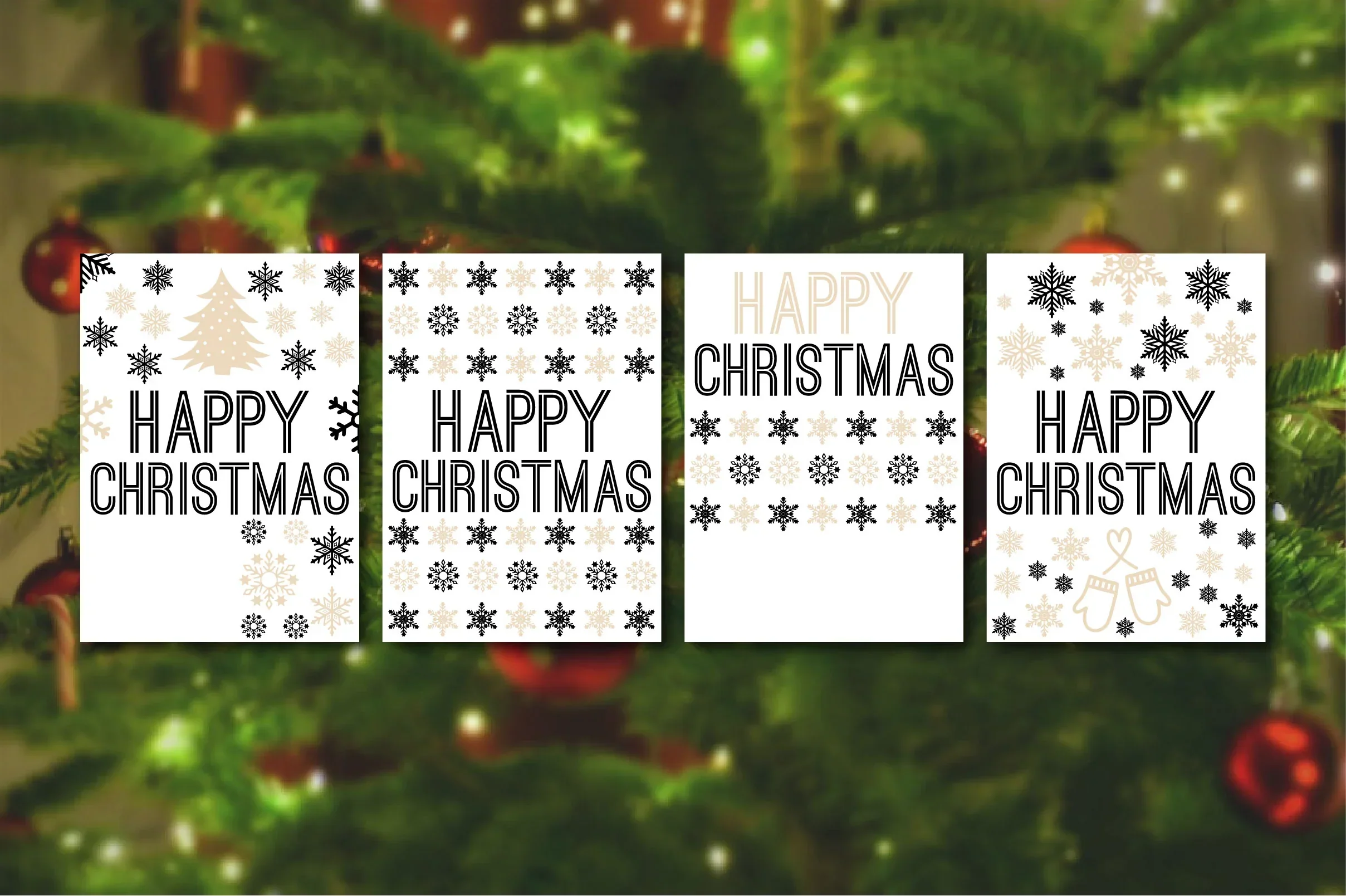 Merry Christmas Card SVG Bundle - Image 4