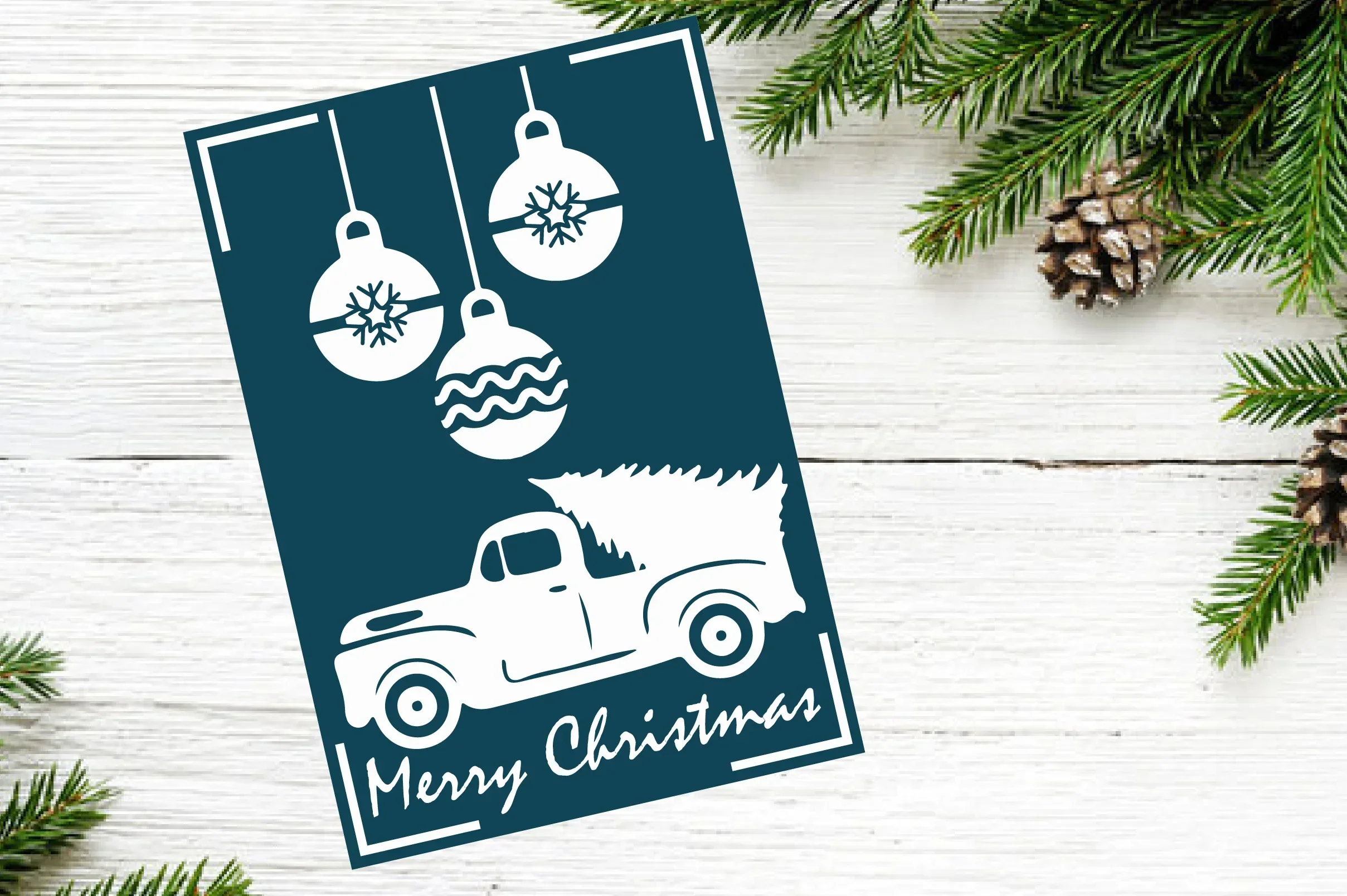 Merry Christmas Card SVG Bundle - Image 8