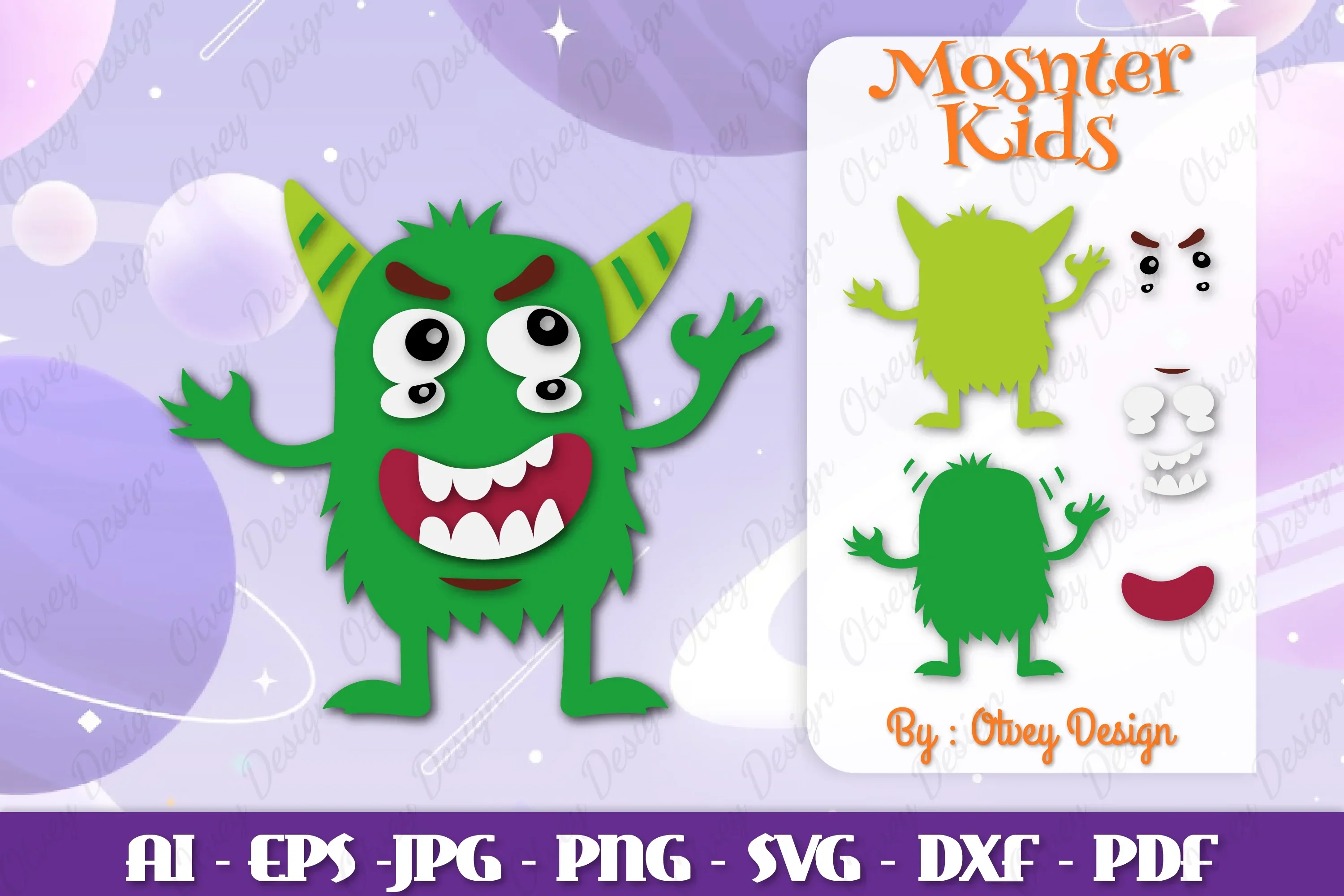Monster Kids SVG Bundle