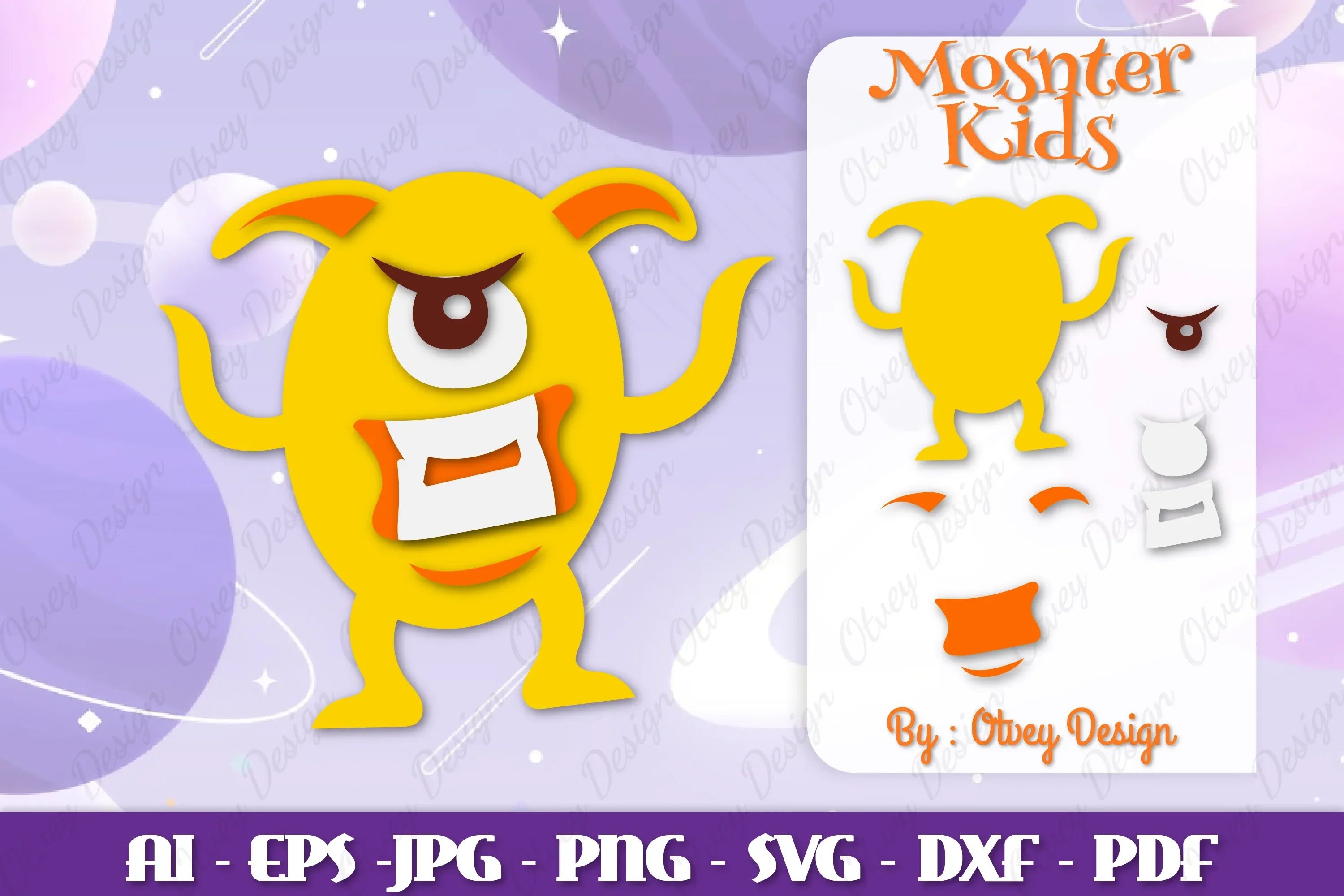 Monster Kids SVG Bundle