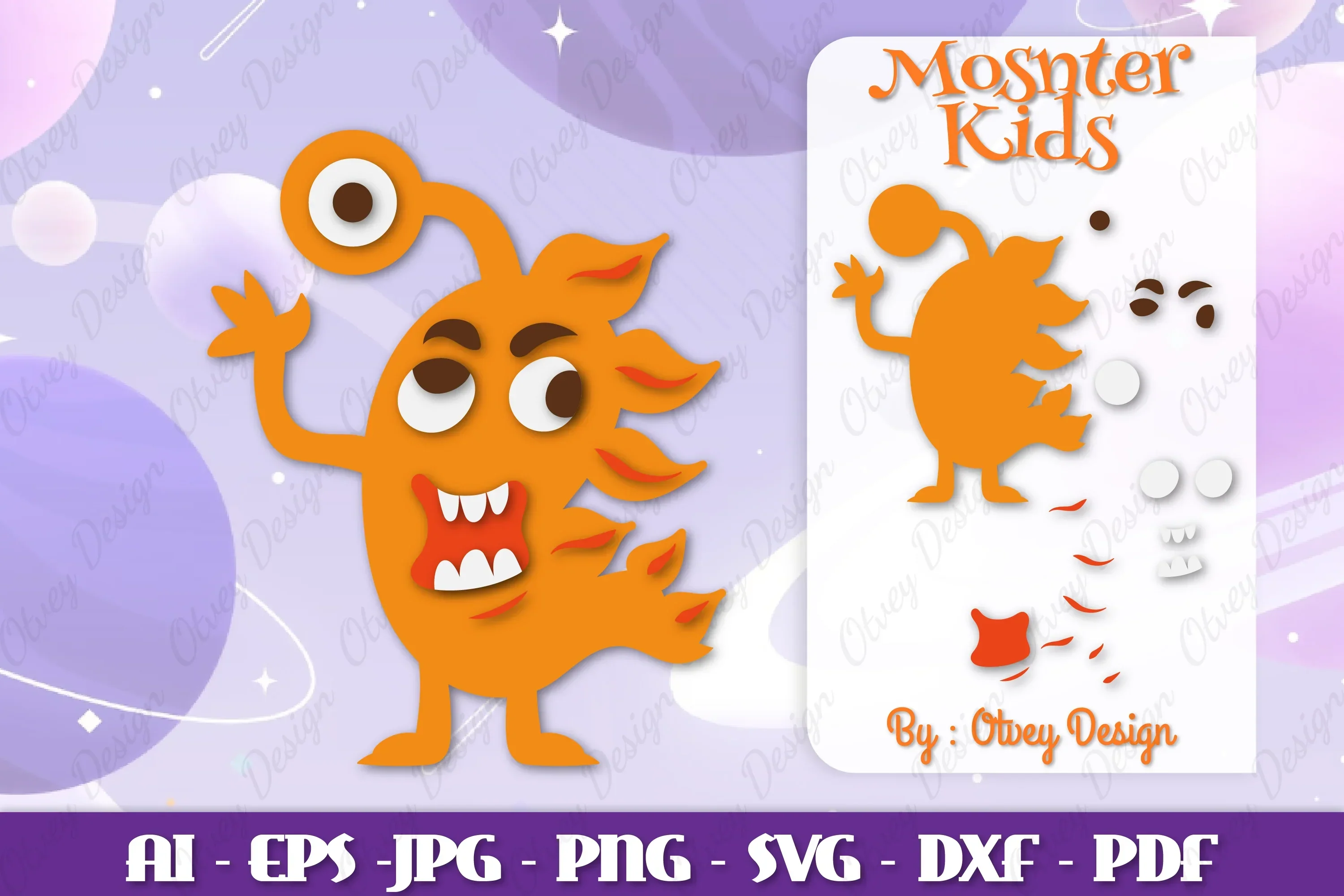 Monster Kids SVG Bundle