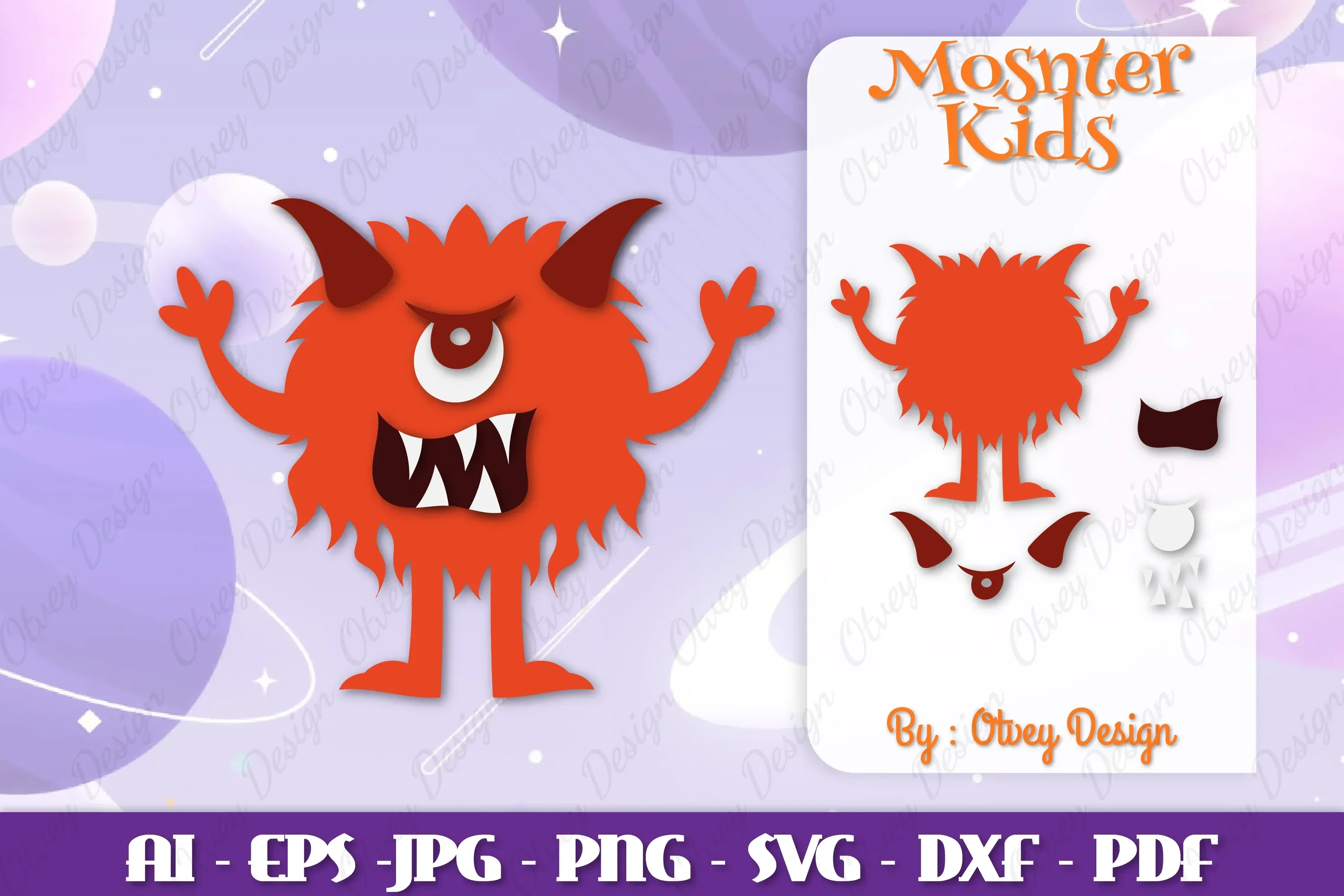Monster Kids SVG Bundle