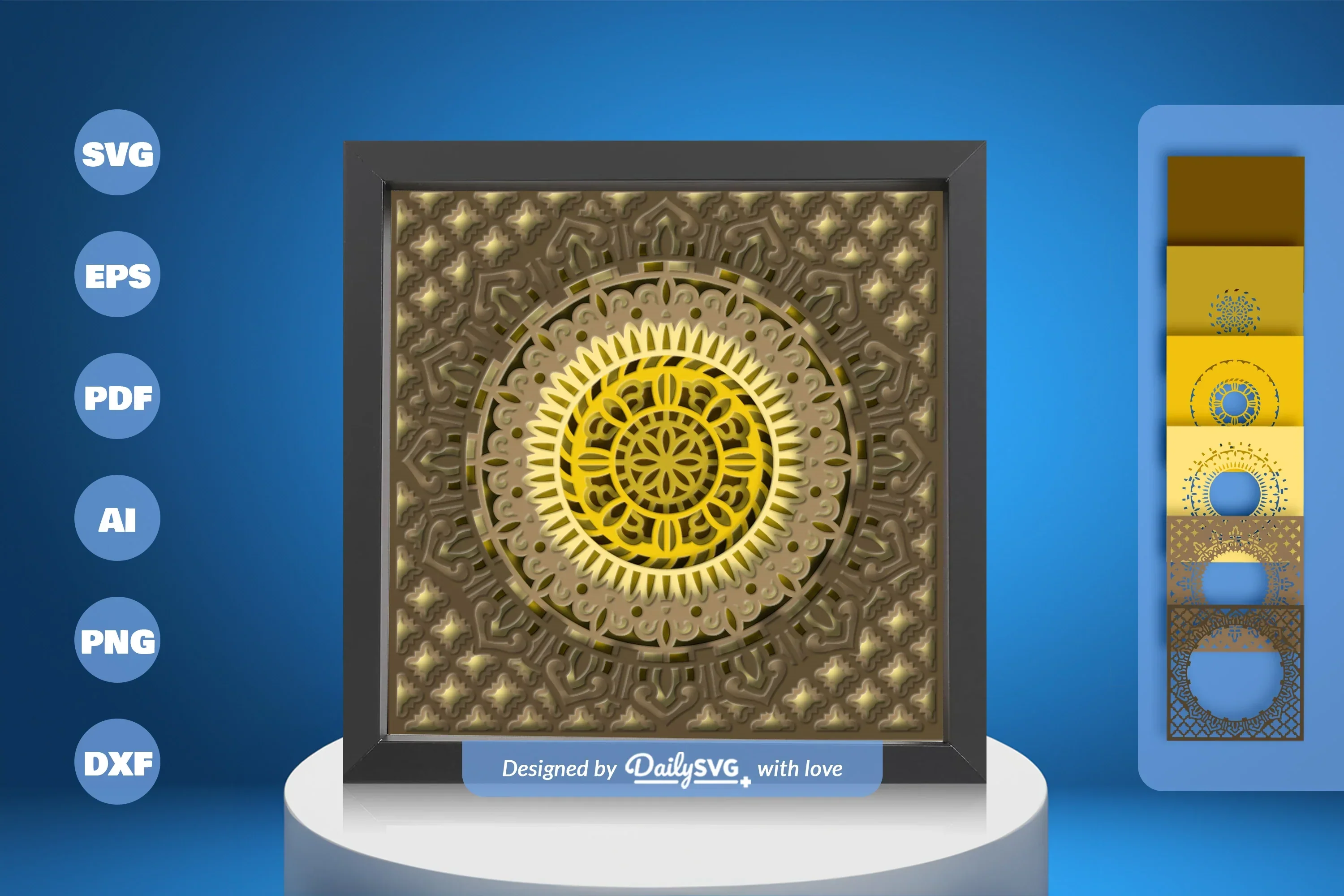 Moroccan Mandala Papercut SVG Bundle
