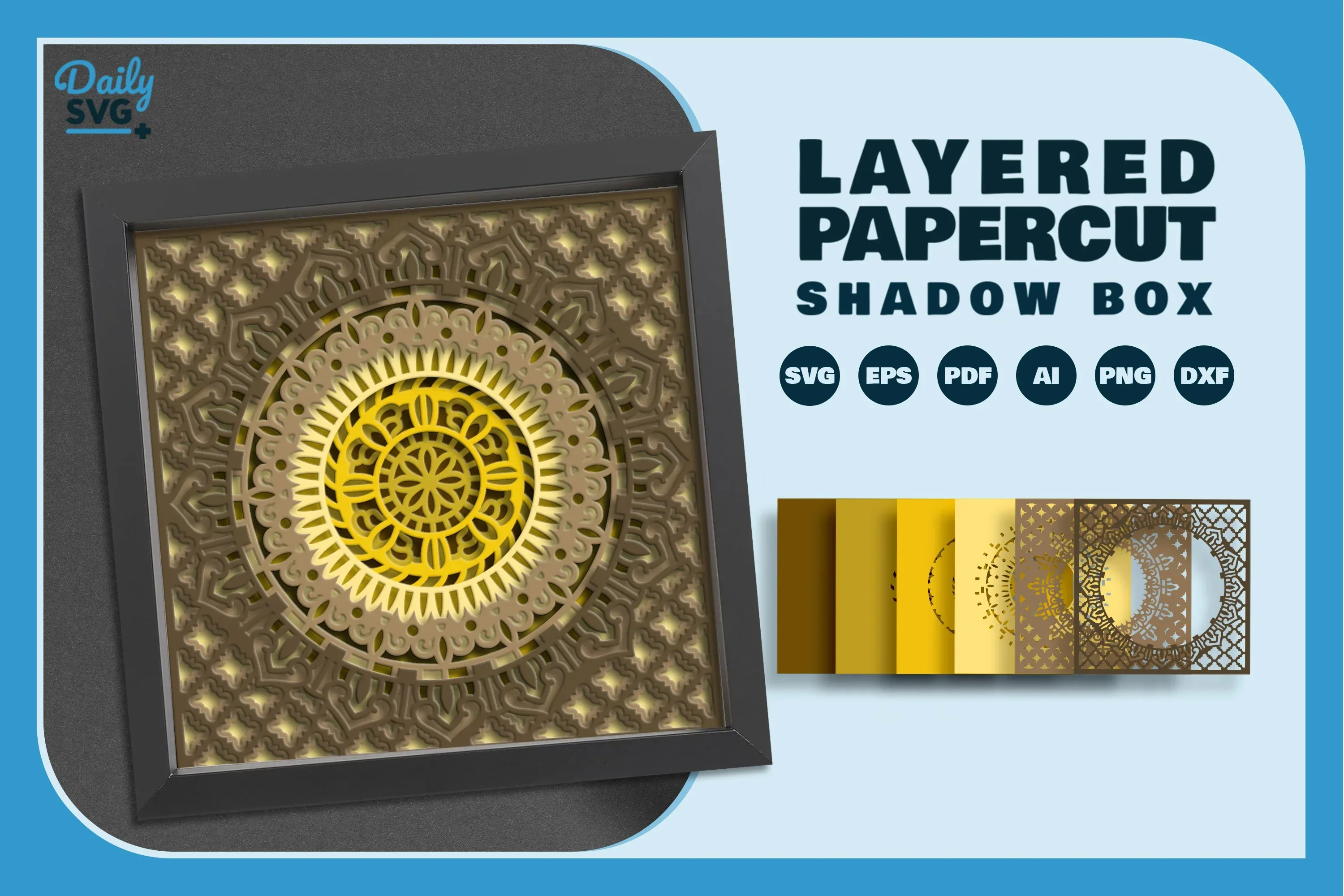 Moroccan Mandala Papercut SVG Bundle - Image 2