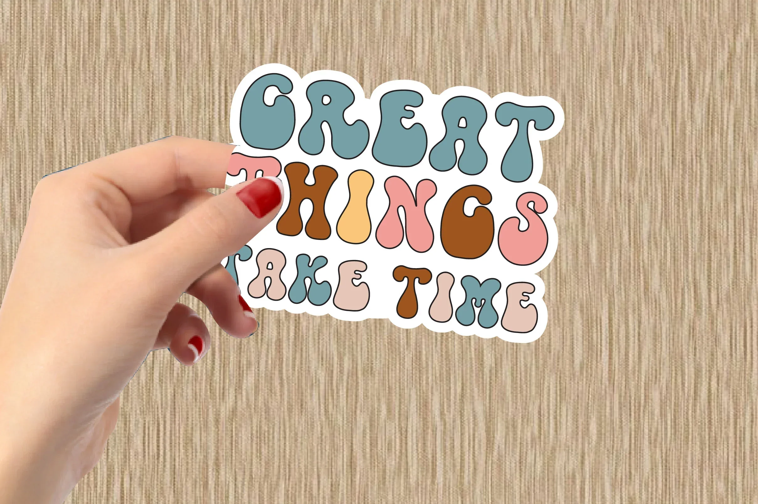 Motivational Retro Sticker Bundle - Image 17