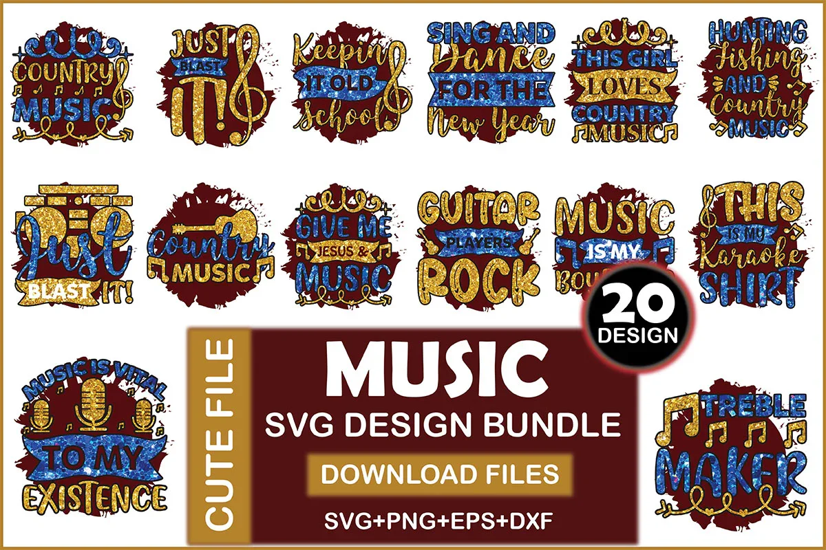 Music SVG Bundle - Image 2