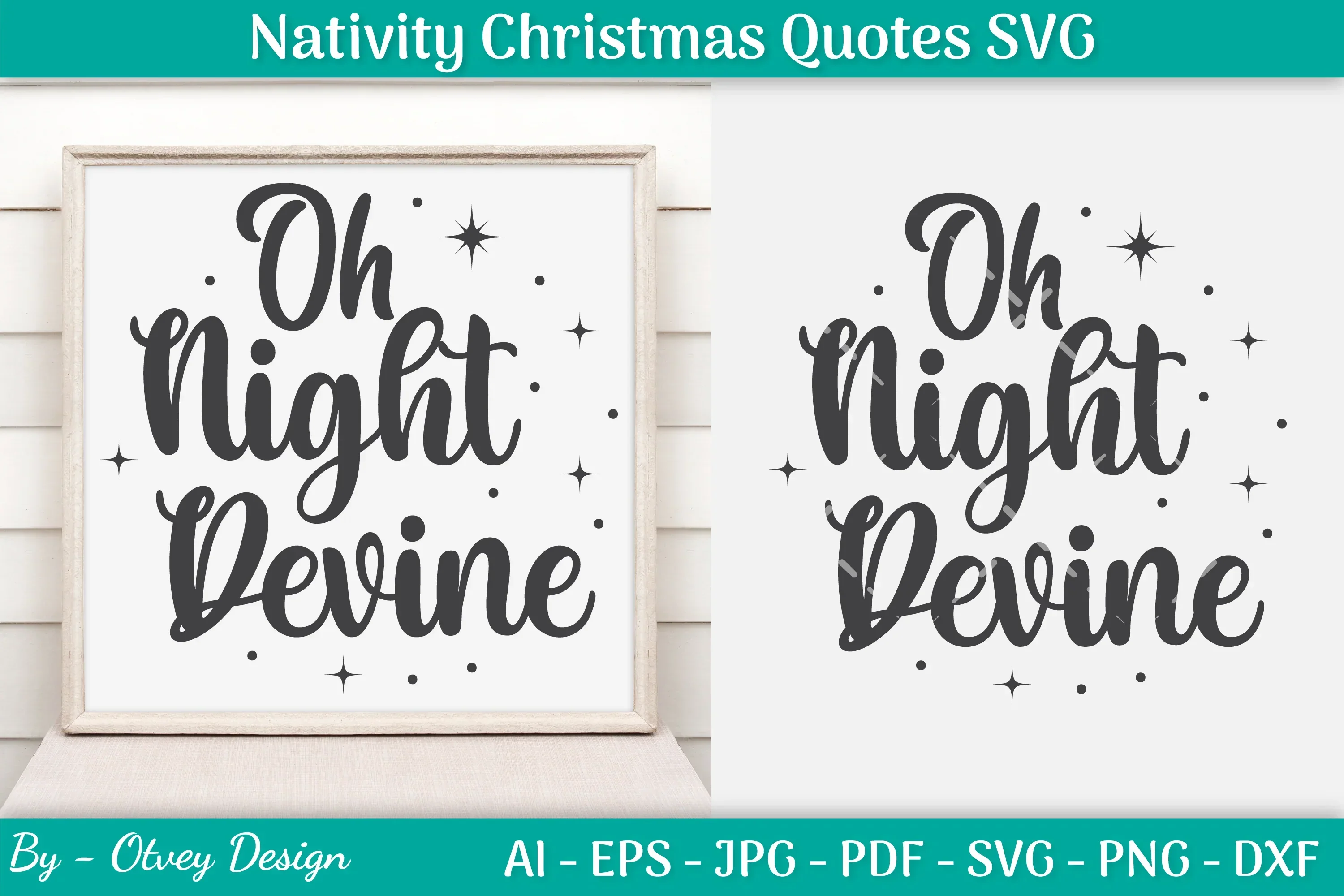 Nativity Christmas Quotes SVG Bundle