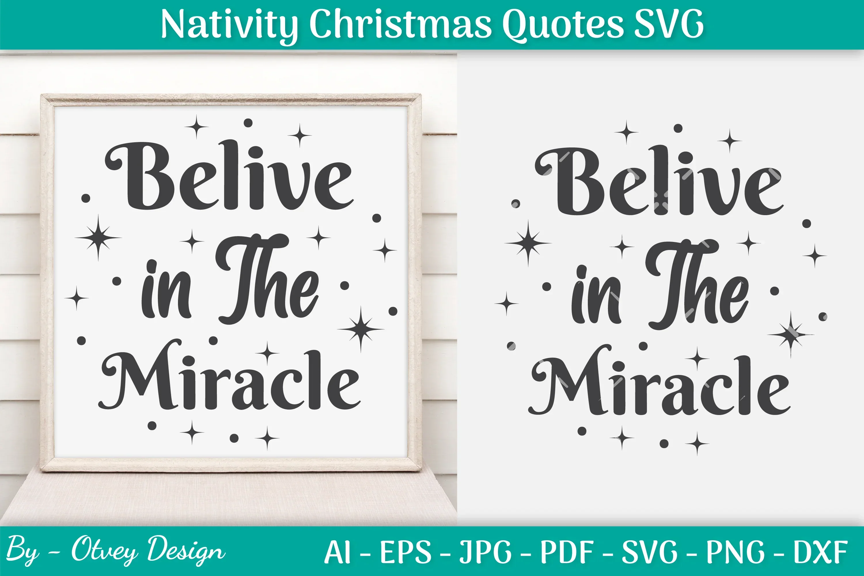 Nativity Christmas Quotes SVG Bundle