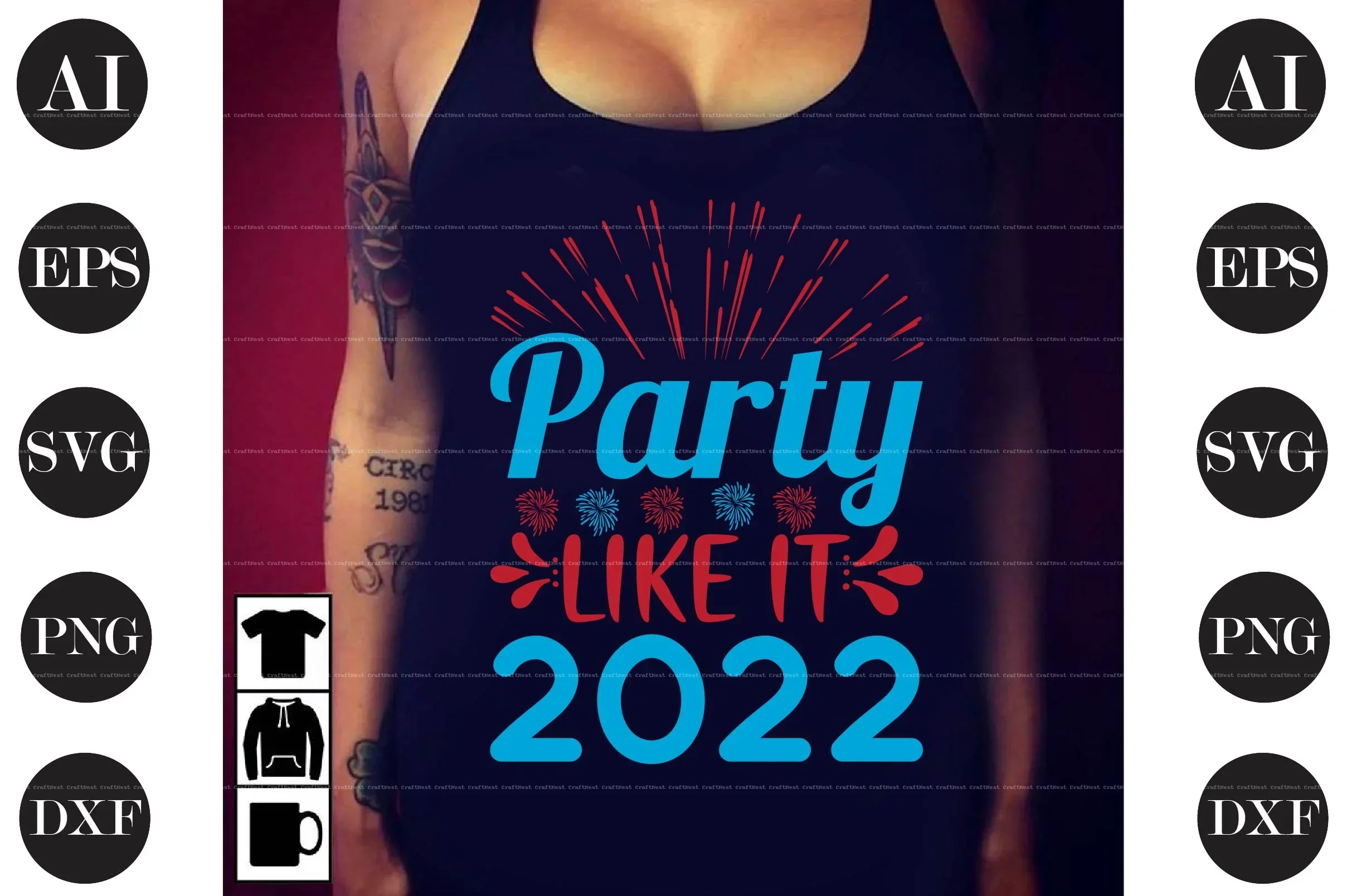 New Year Design SVG Bundle - Image 8