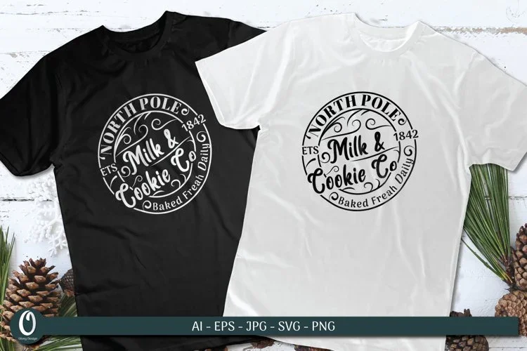 North Pole Milk Cookie Co SVG Bundle