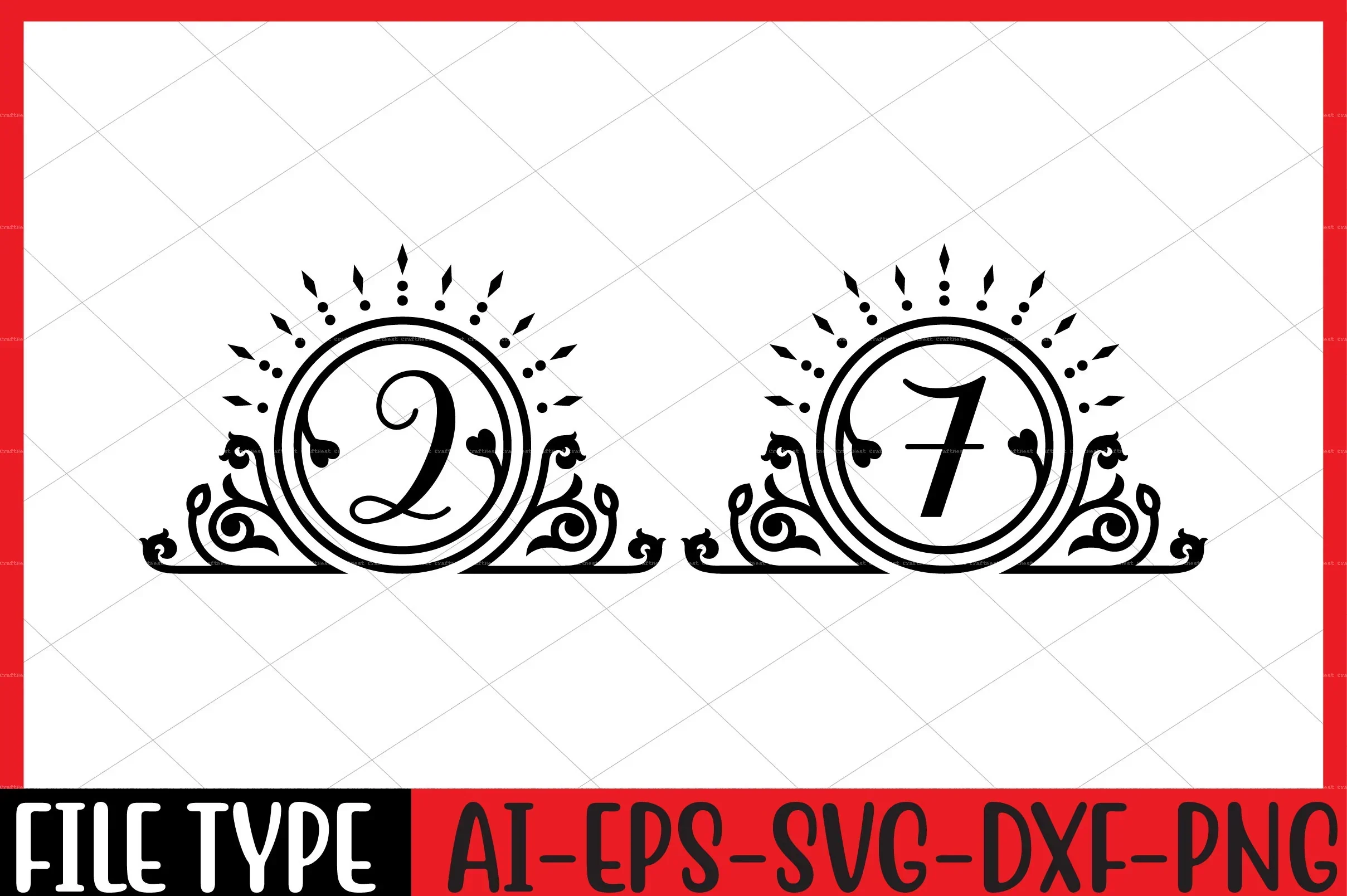 Number  SVG Bundle - Image 5