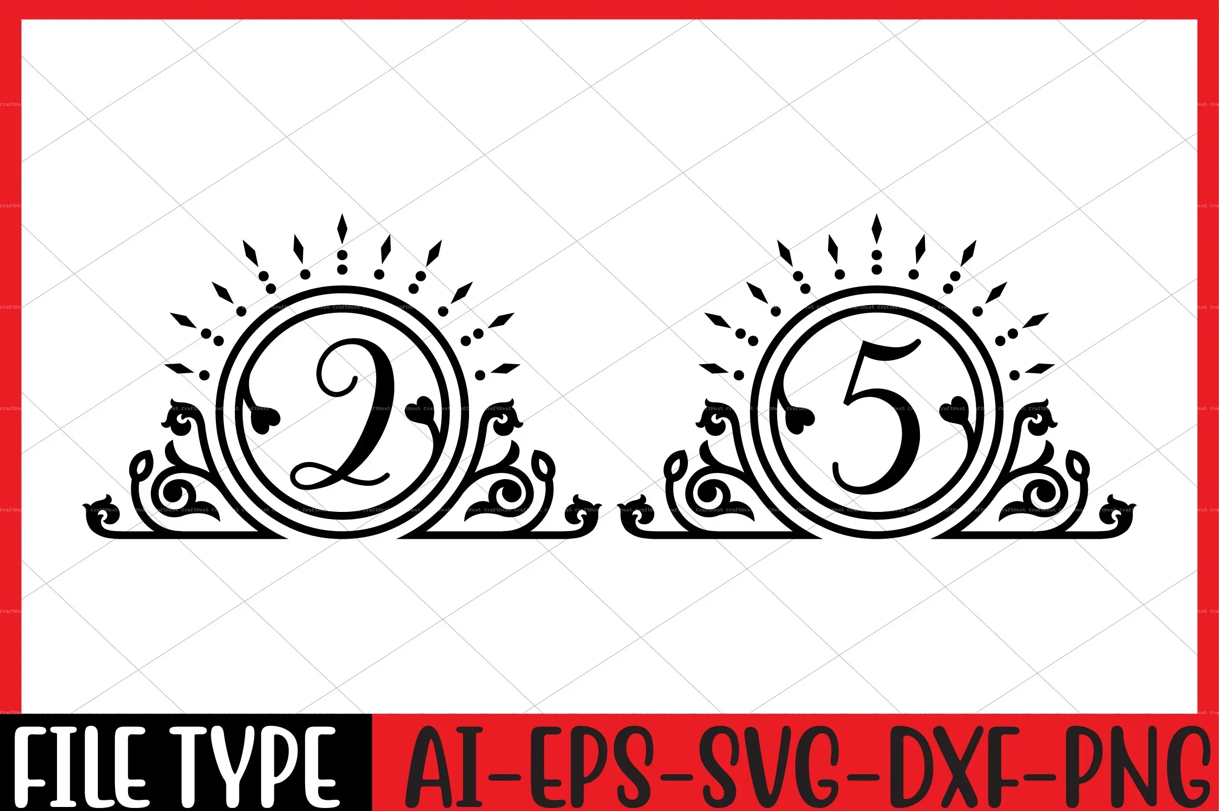 Number  SVG Bundle - Image 9