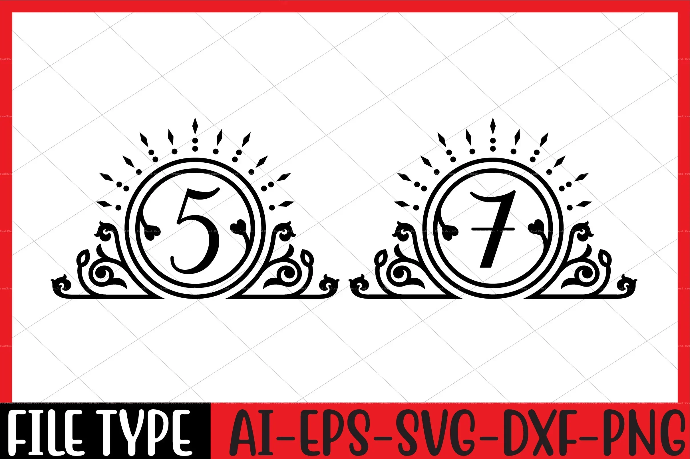 Number  SVG Bundle - Image 7