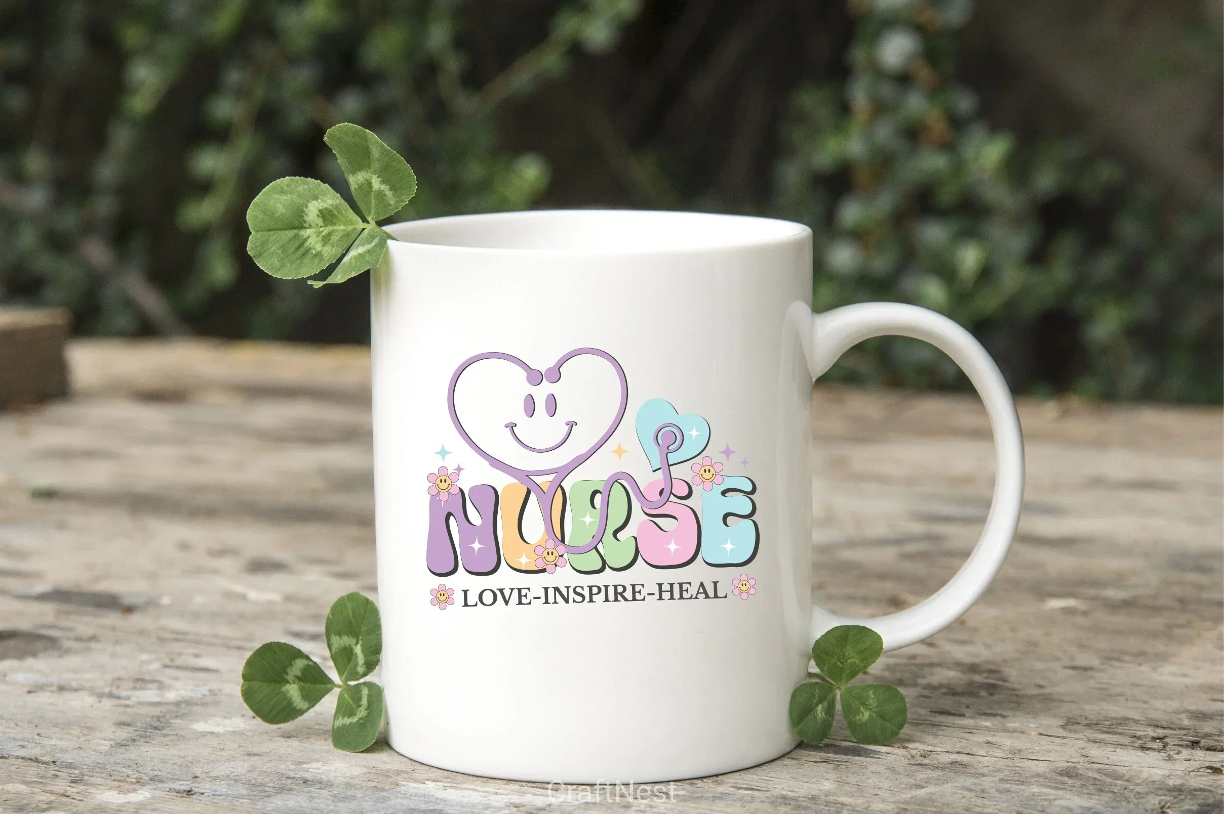 Nurse Love Inspire Heal SVG Bundle - Image 3