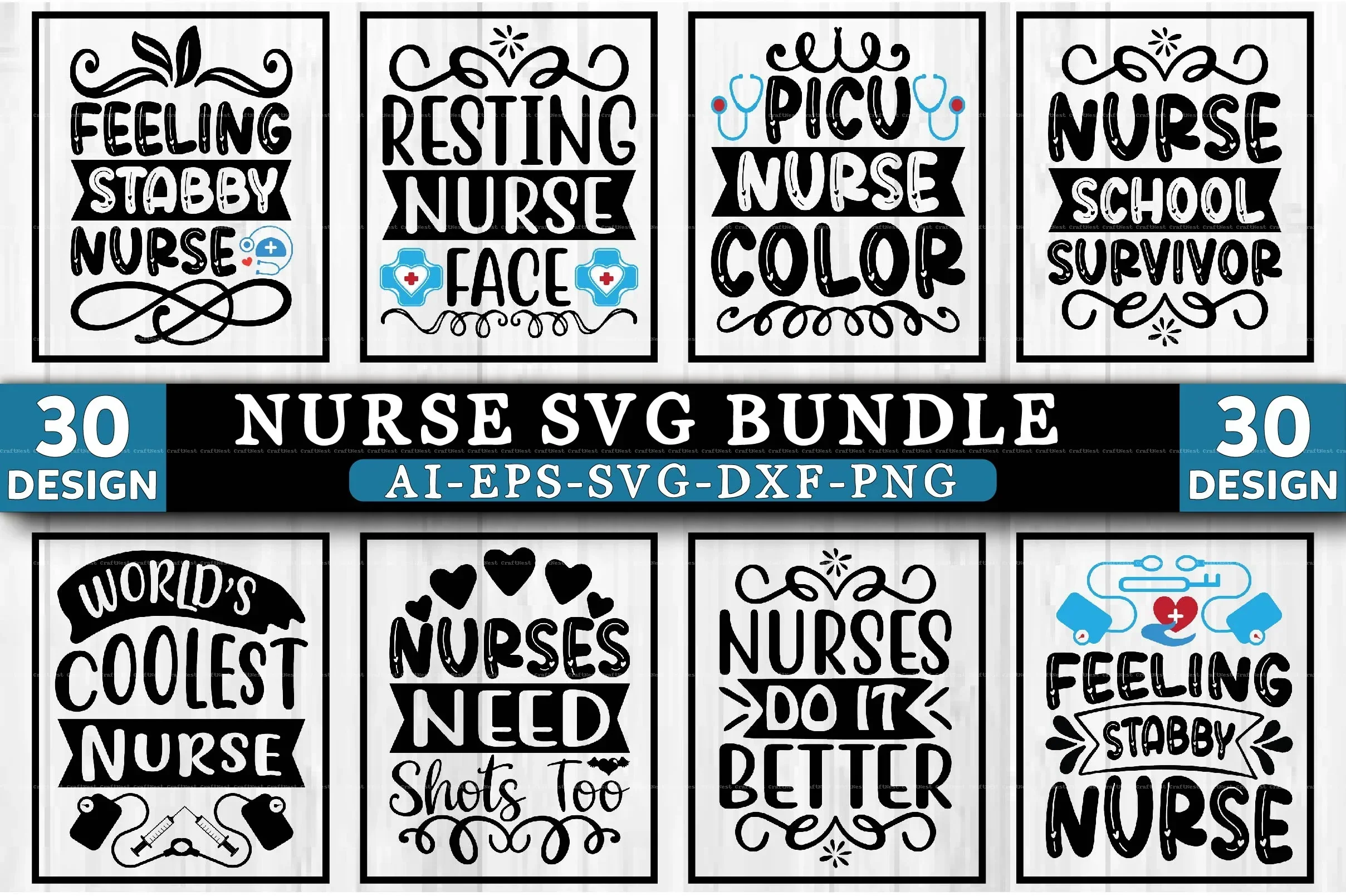 Nurse SVG Bundle