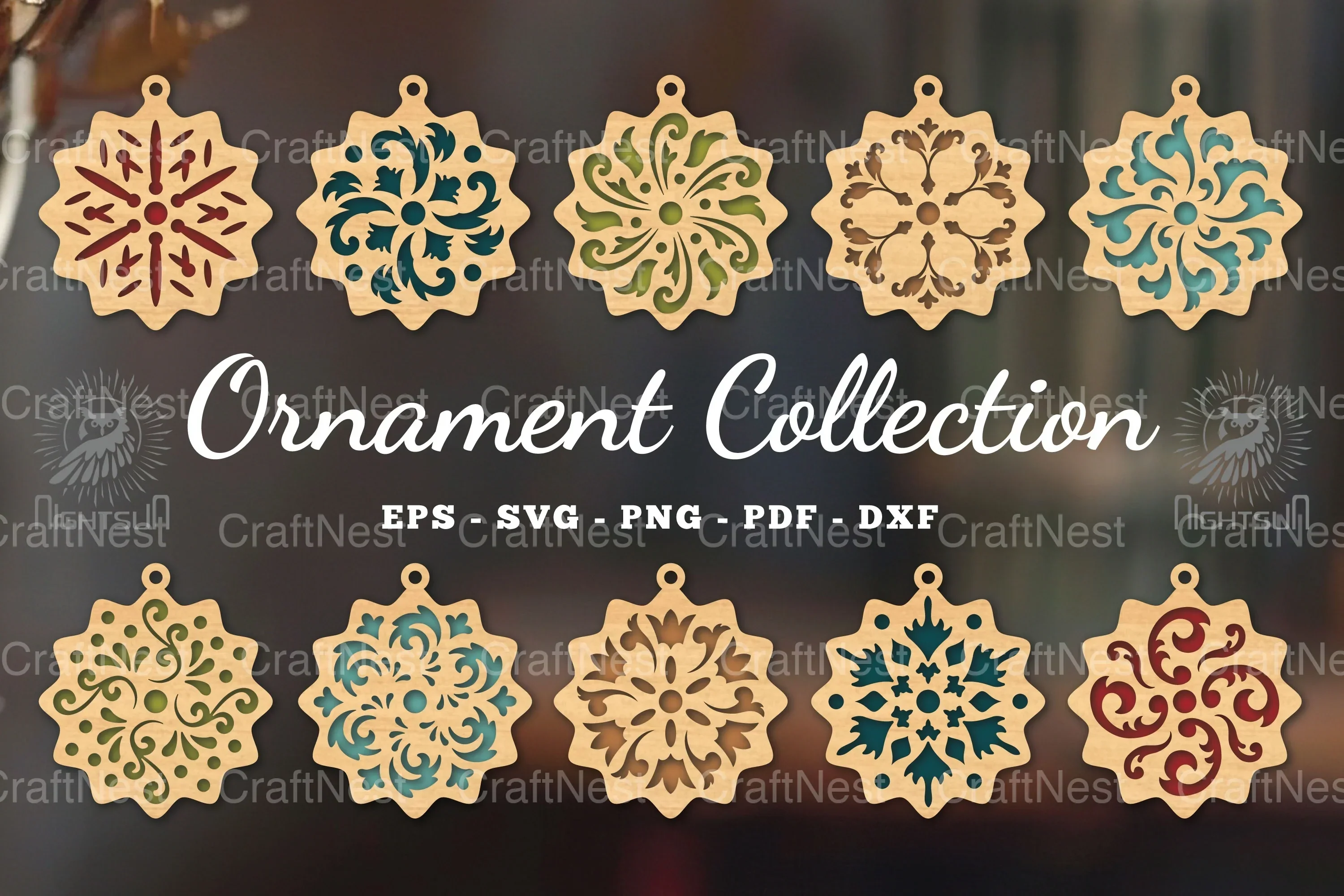 Ornament Collection Clipart Bundle
