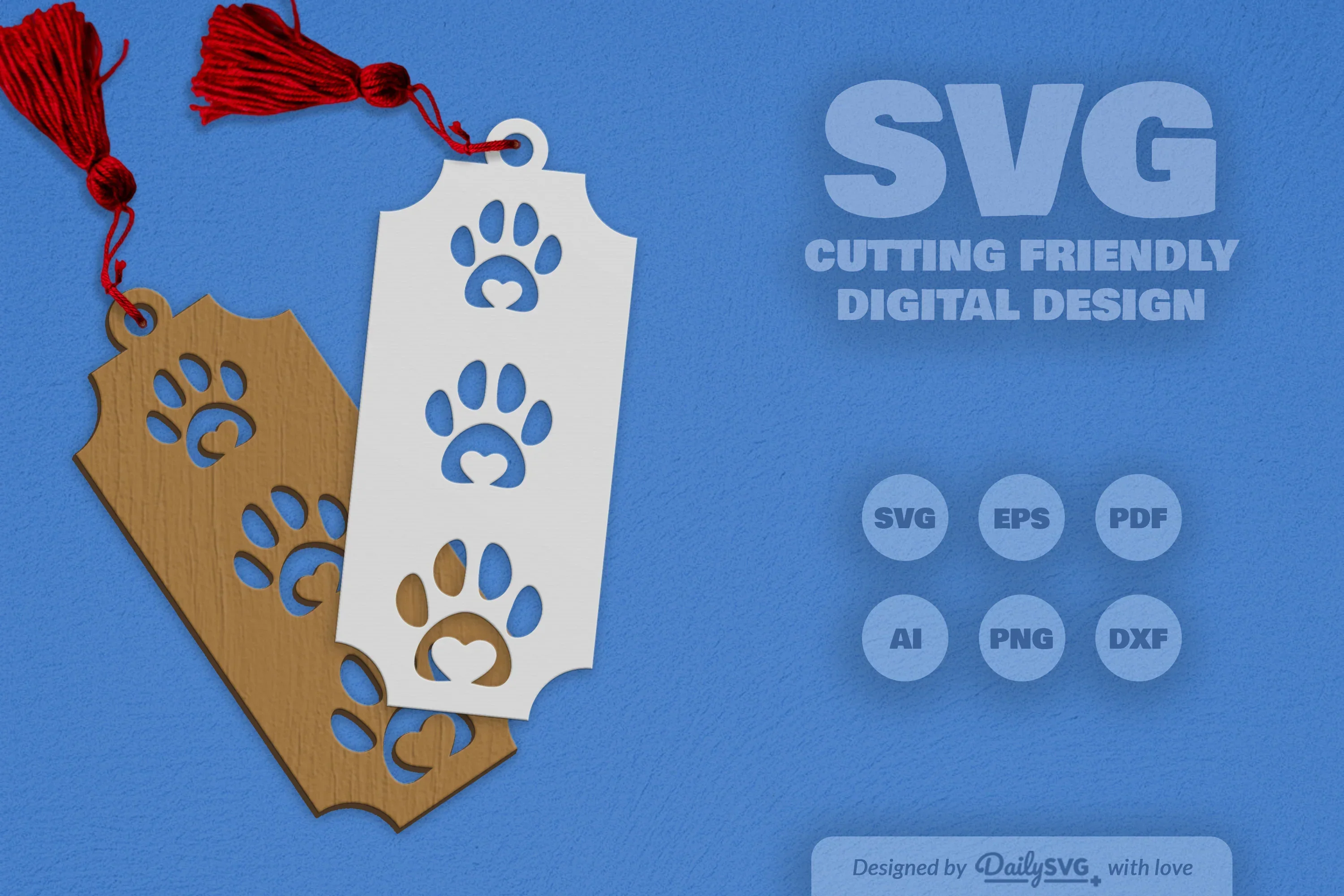 Paw SVG Bundle for Crafting - Image 2