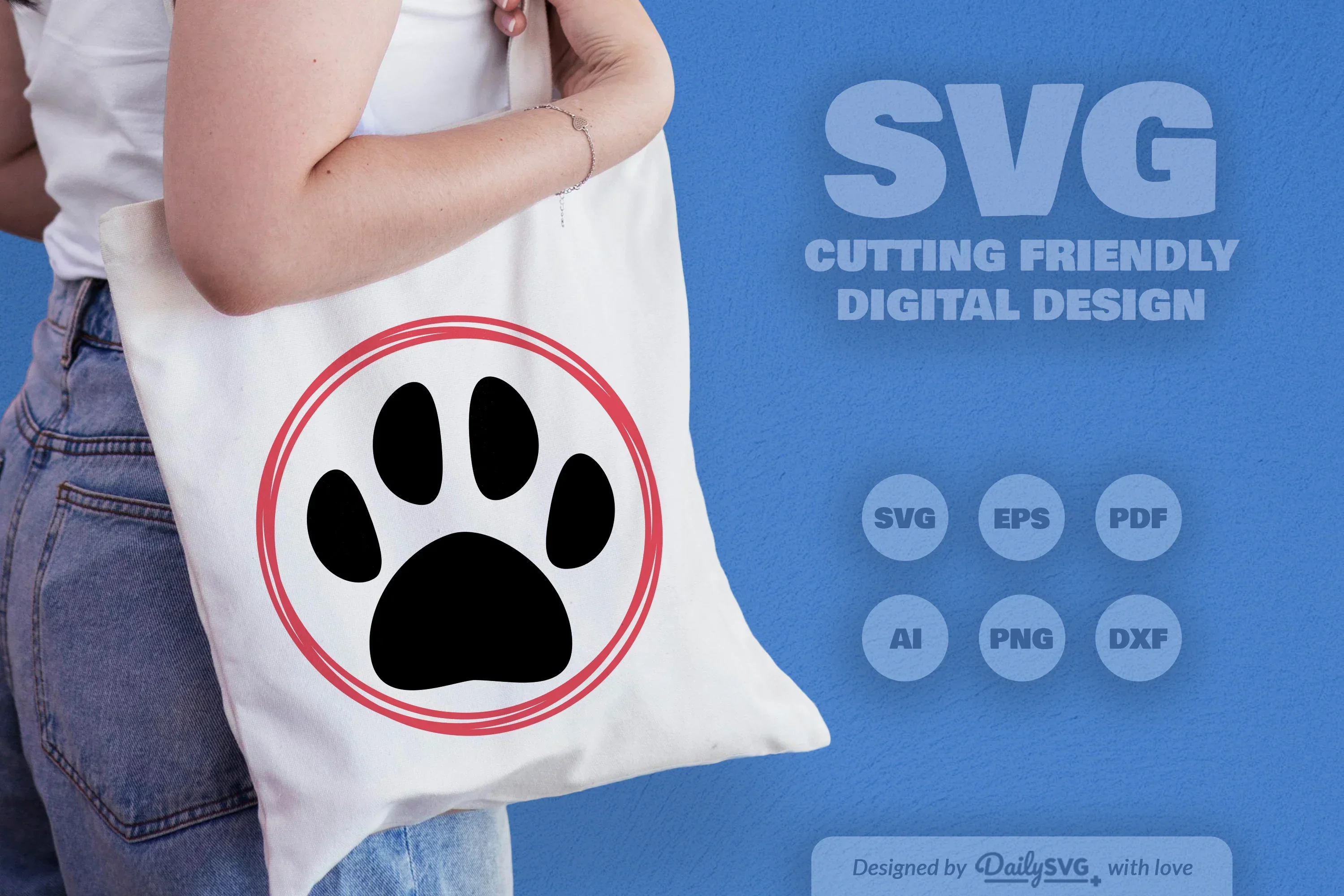 Paws SVG Bundle for Pets - Image 6