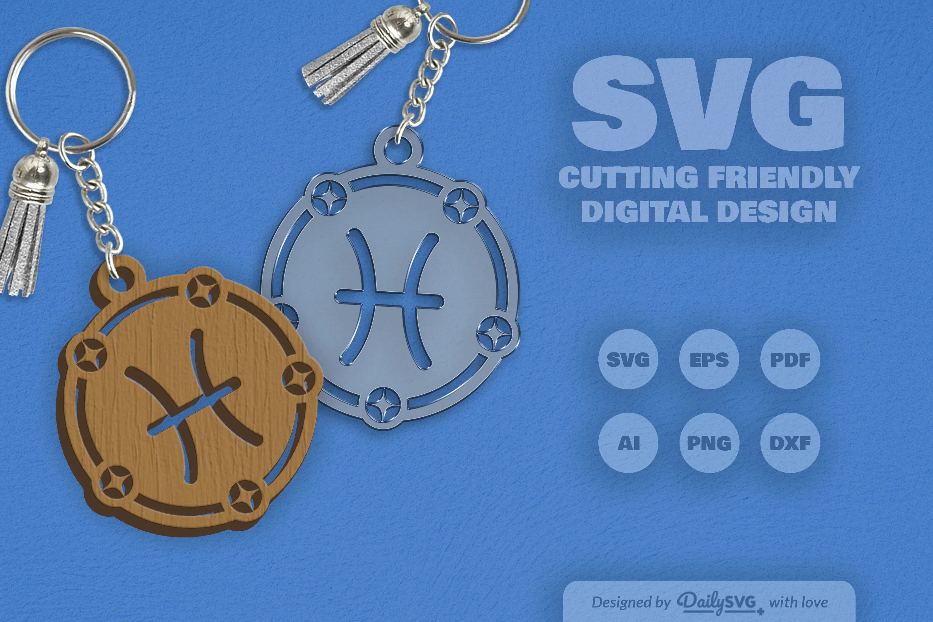Pisces Zodiac SVG Bundle - Image 2