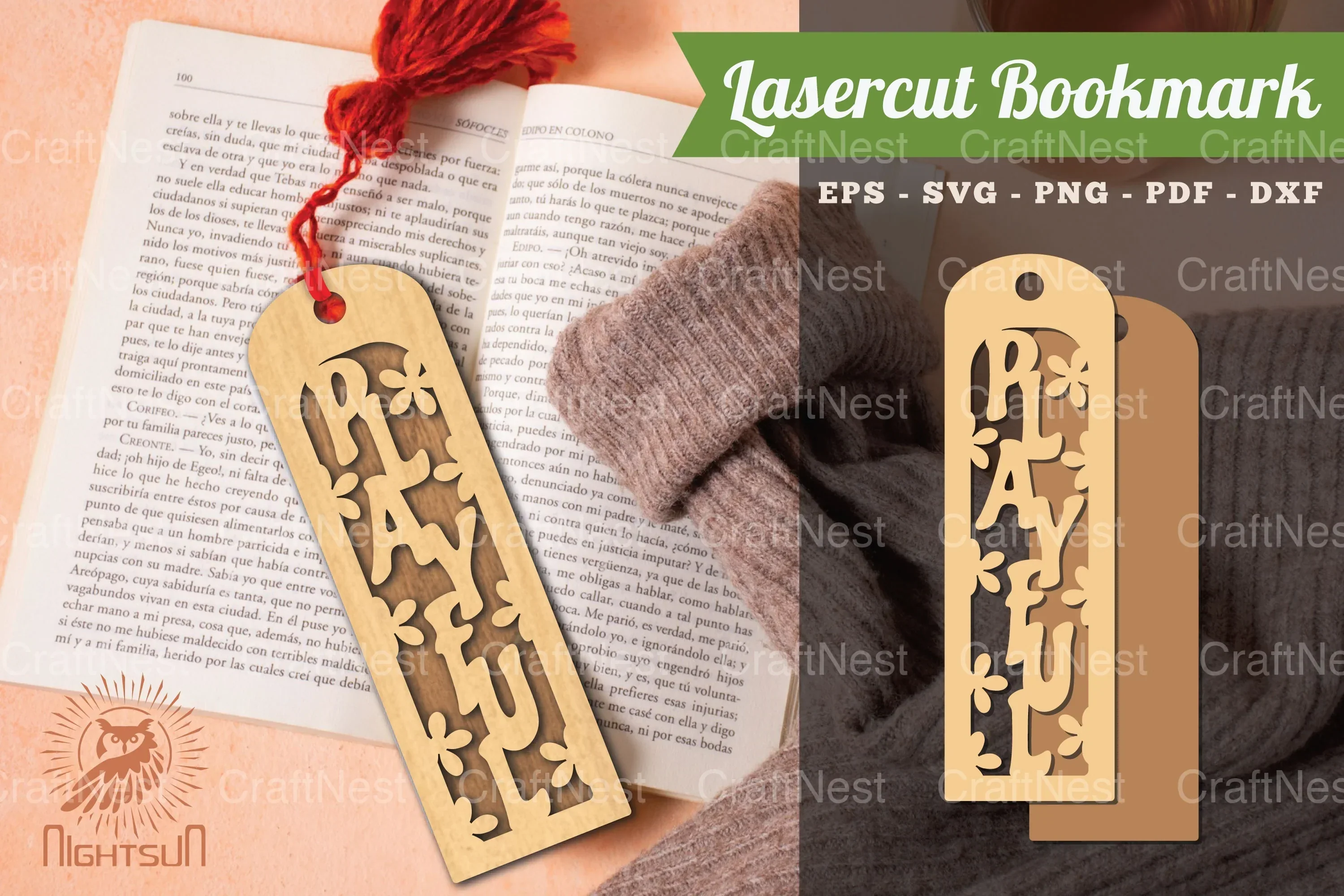 Playful Laser Cut Bookmark Bundle