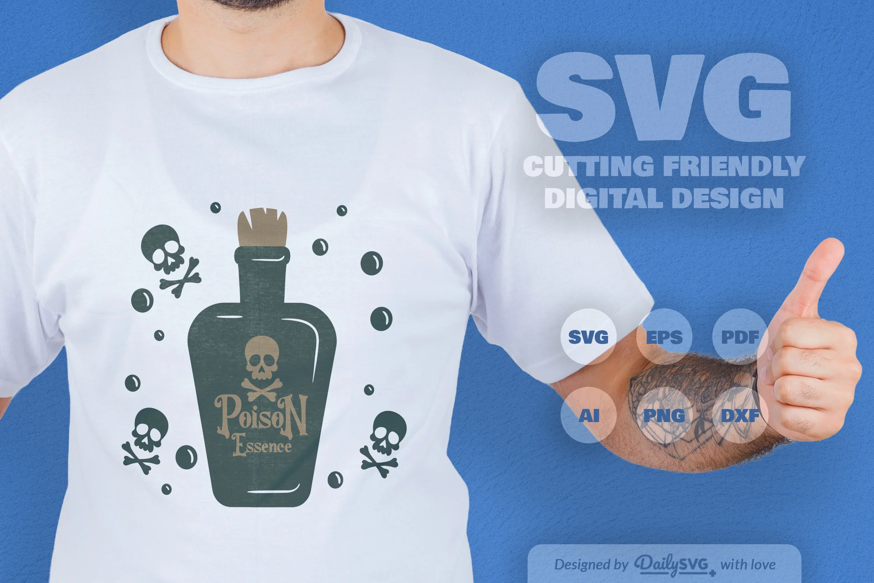 Poison Bottle Halloween SVG Bundle - Image 3