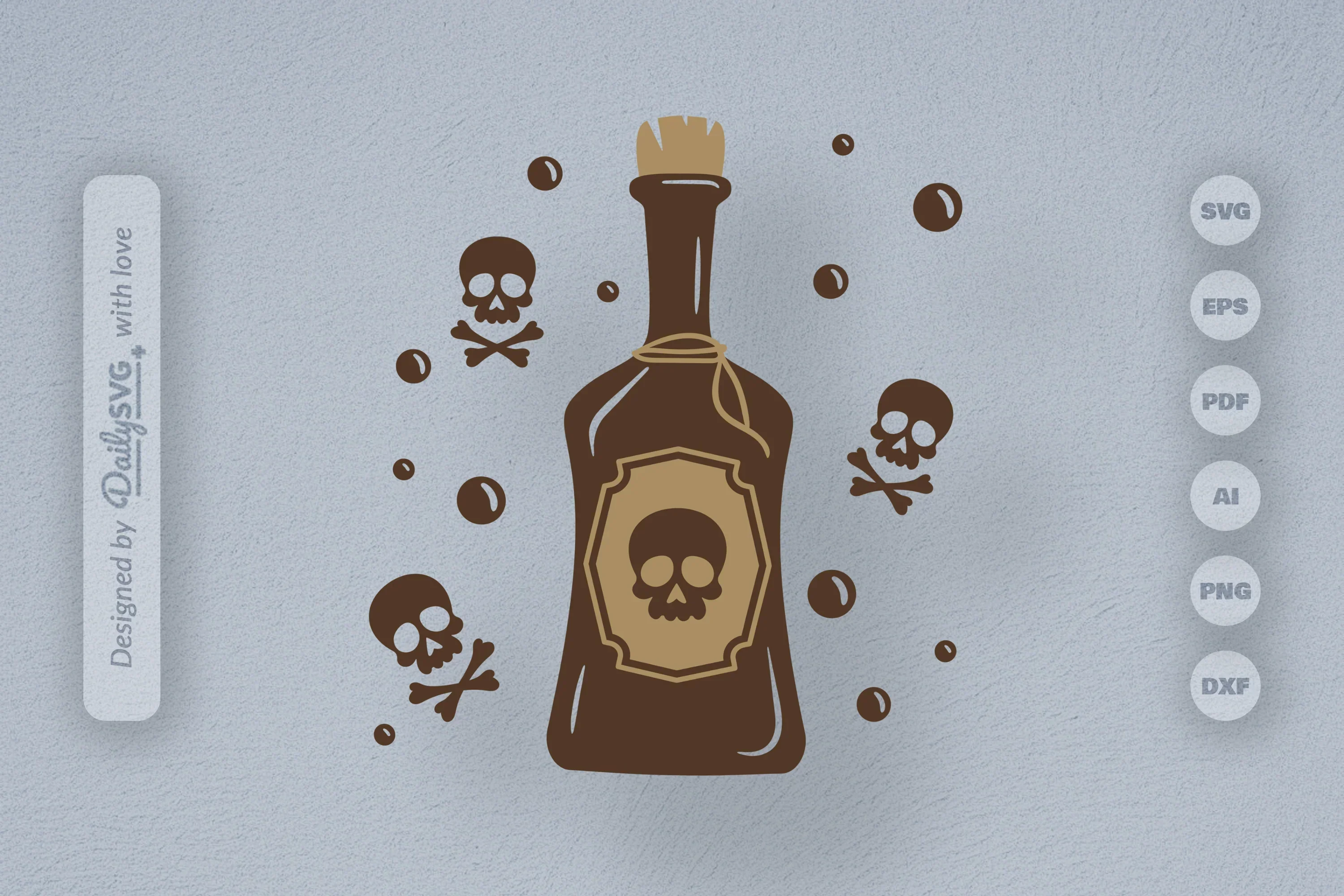 Poison Bottle Halloween SVG Bundle
