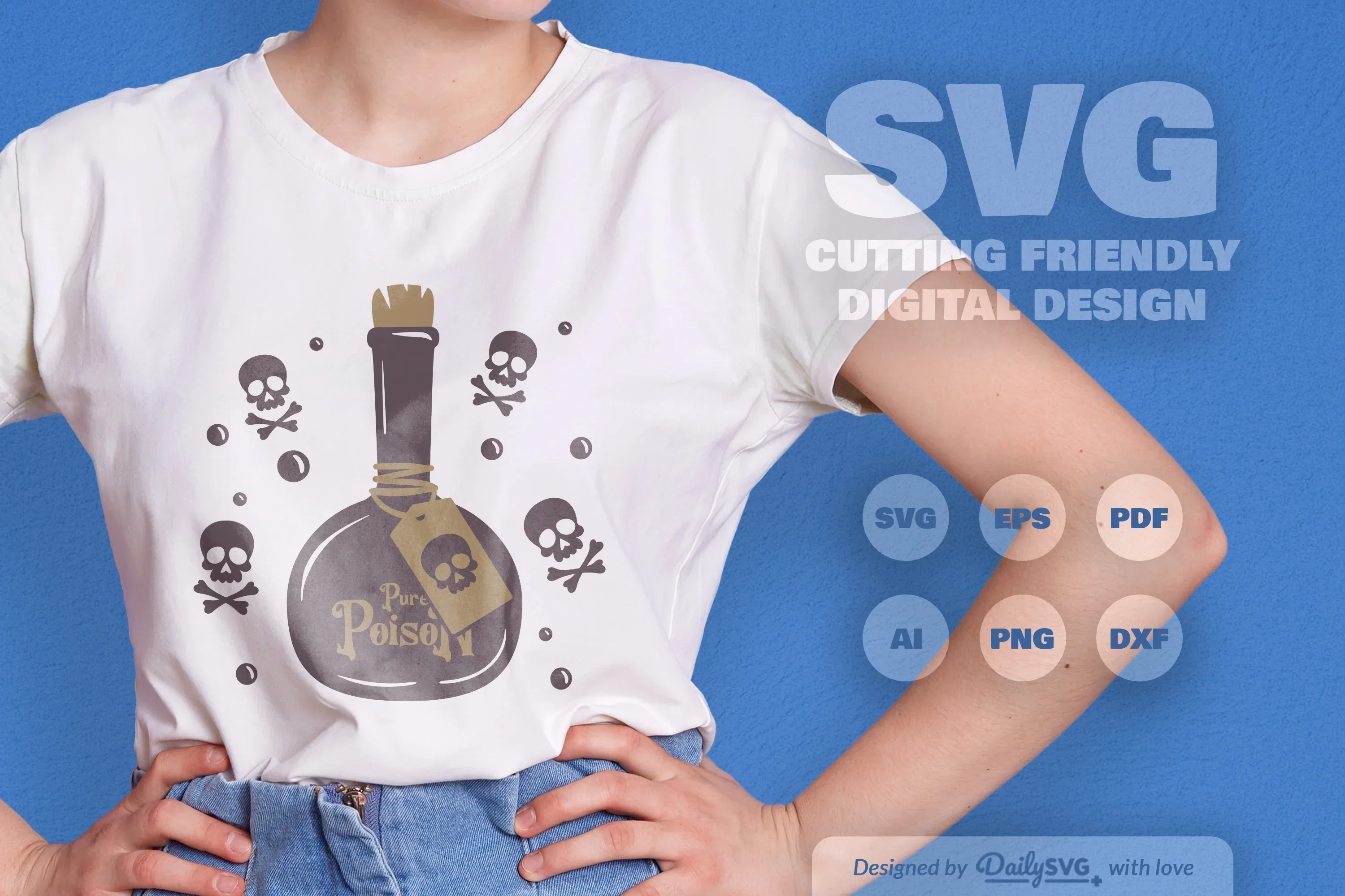 Poison Bottle Halloween SVG Bundle - Image 2