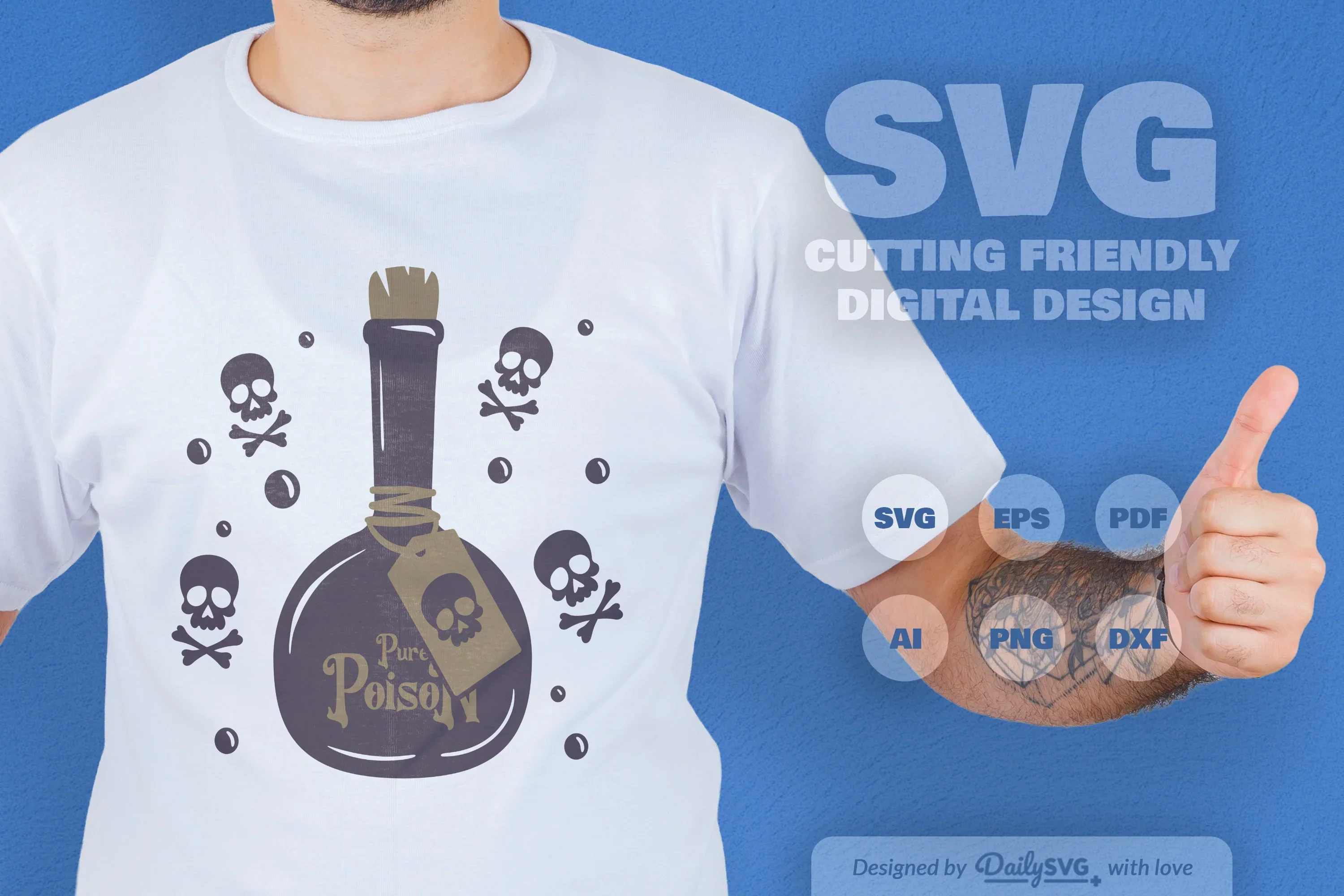 Poison Bottle Halloween SVG Bundle - Image 3