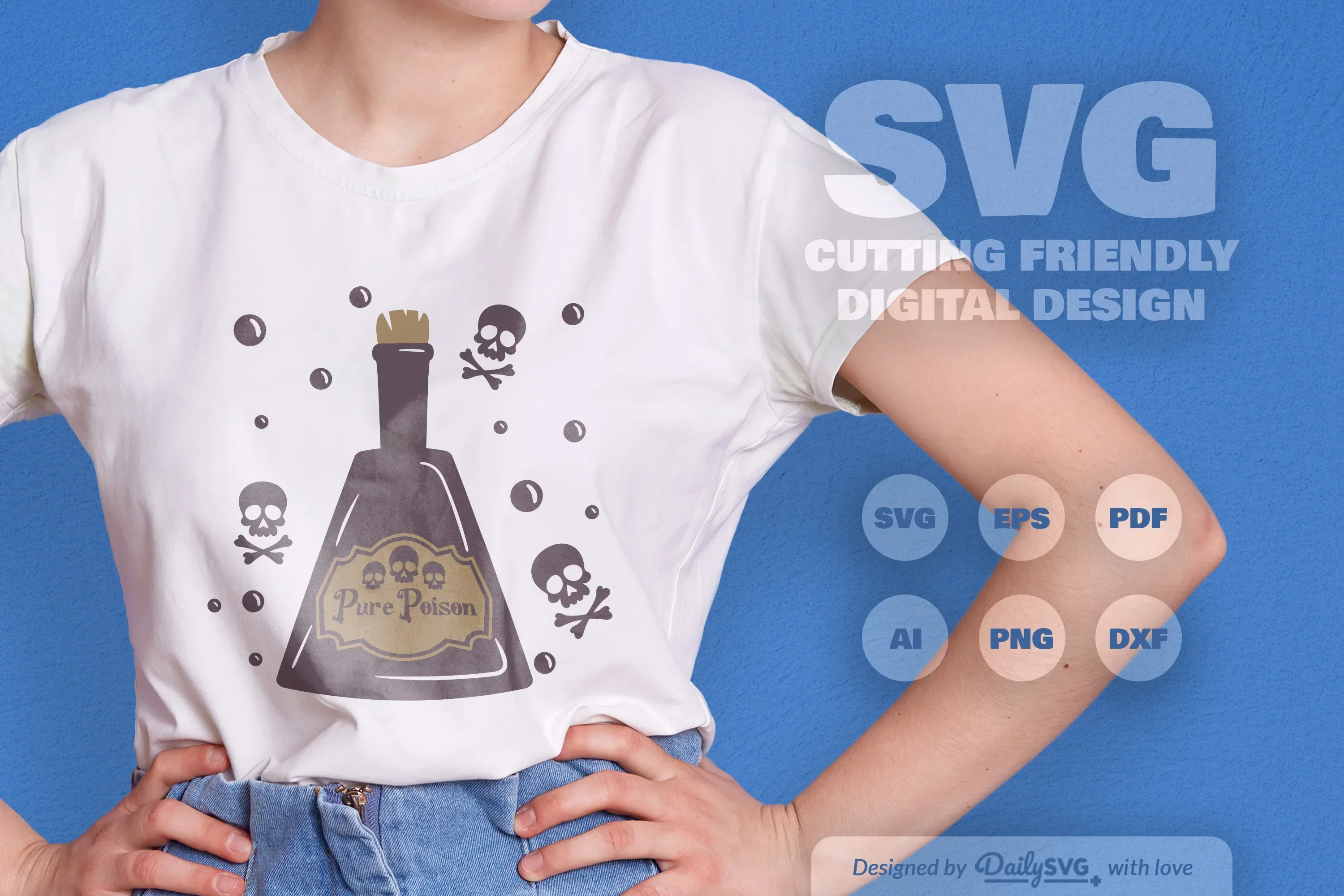 Poison Bottle Halloween SVG Bundle - Image 2