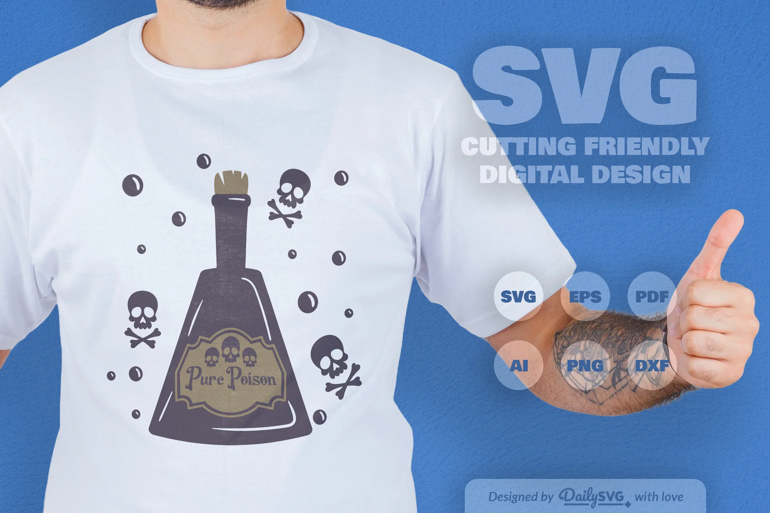Poison Bottle Halloween SVG Bundle - Image 3