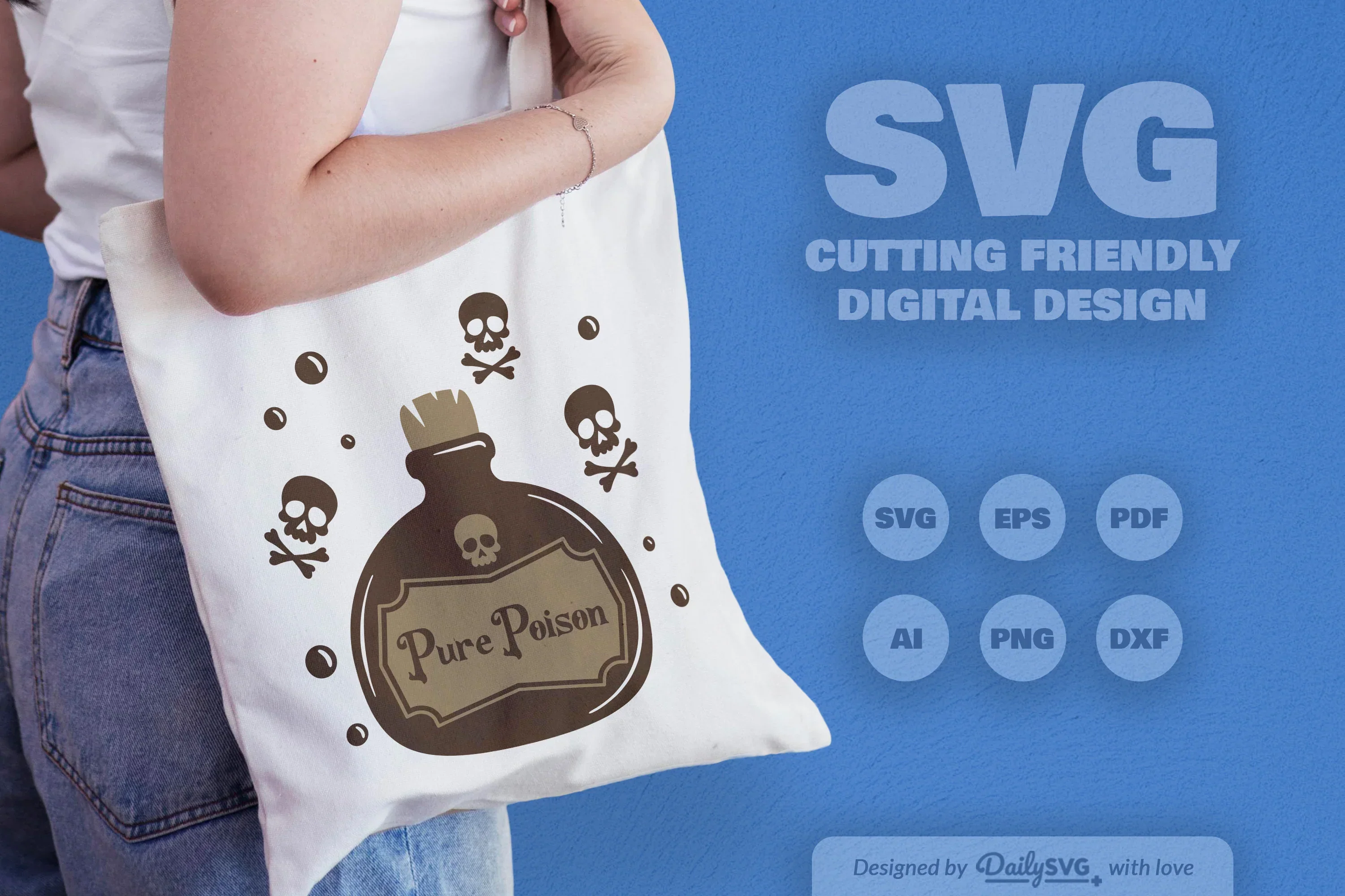Poison Bottle Halloween SVG Bundle - Image 4
