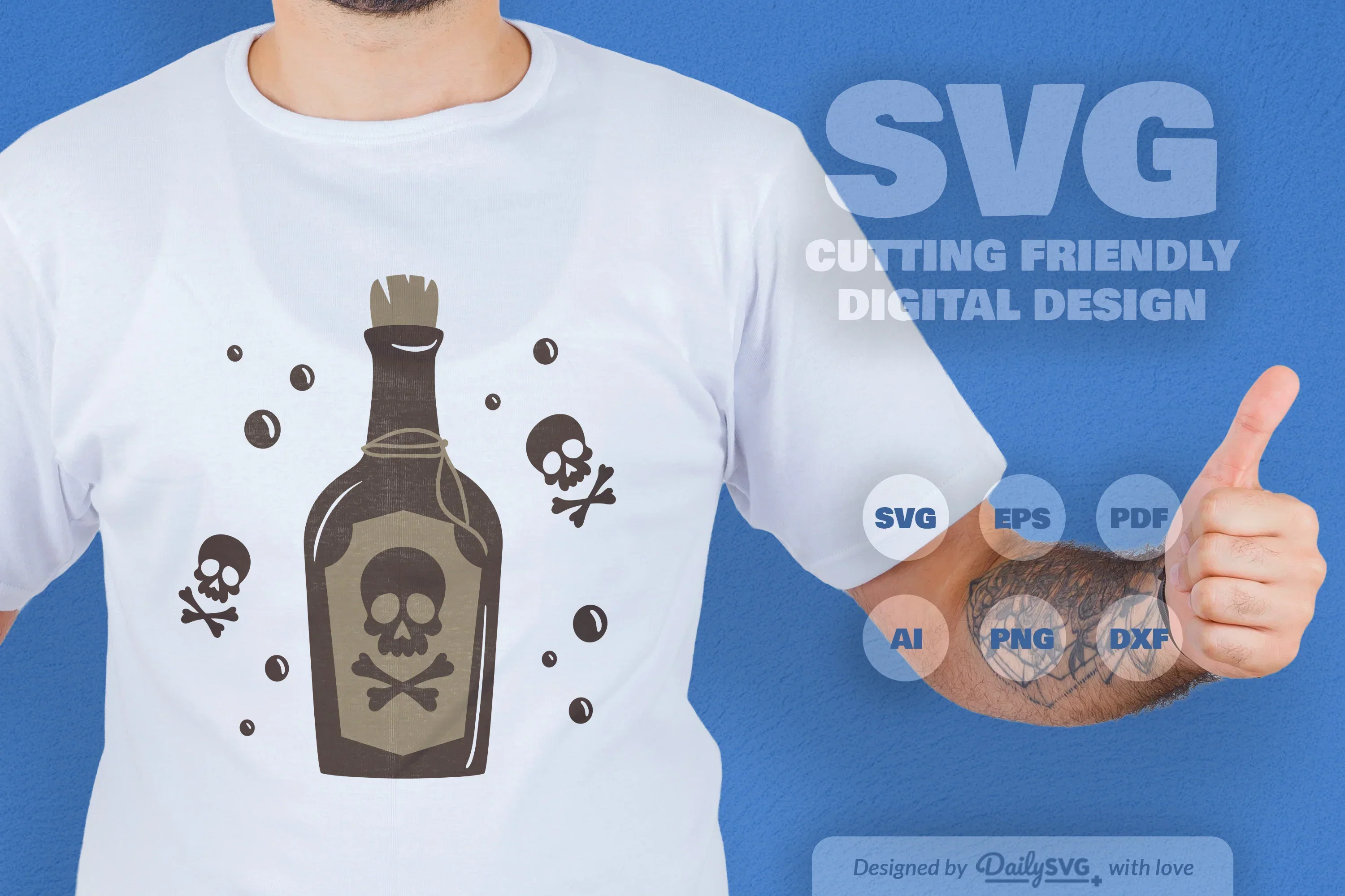 Poison Bottle Halloween SVG Bundle - Image 2