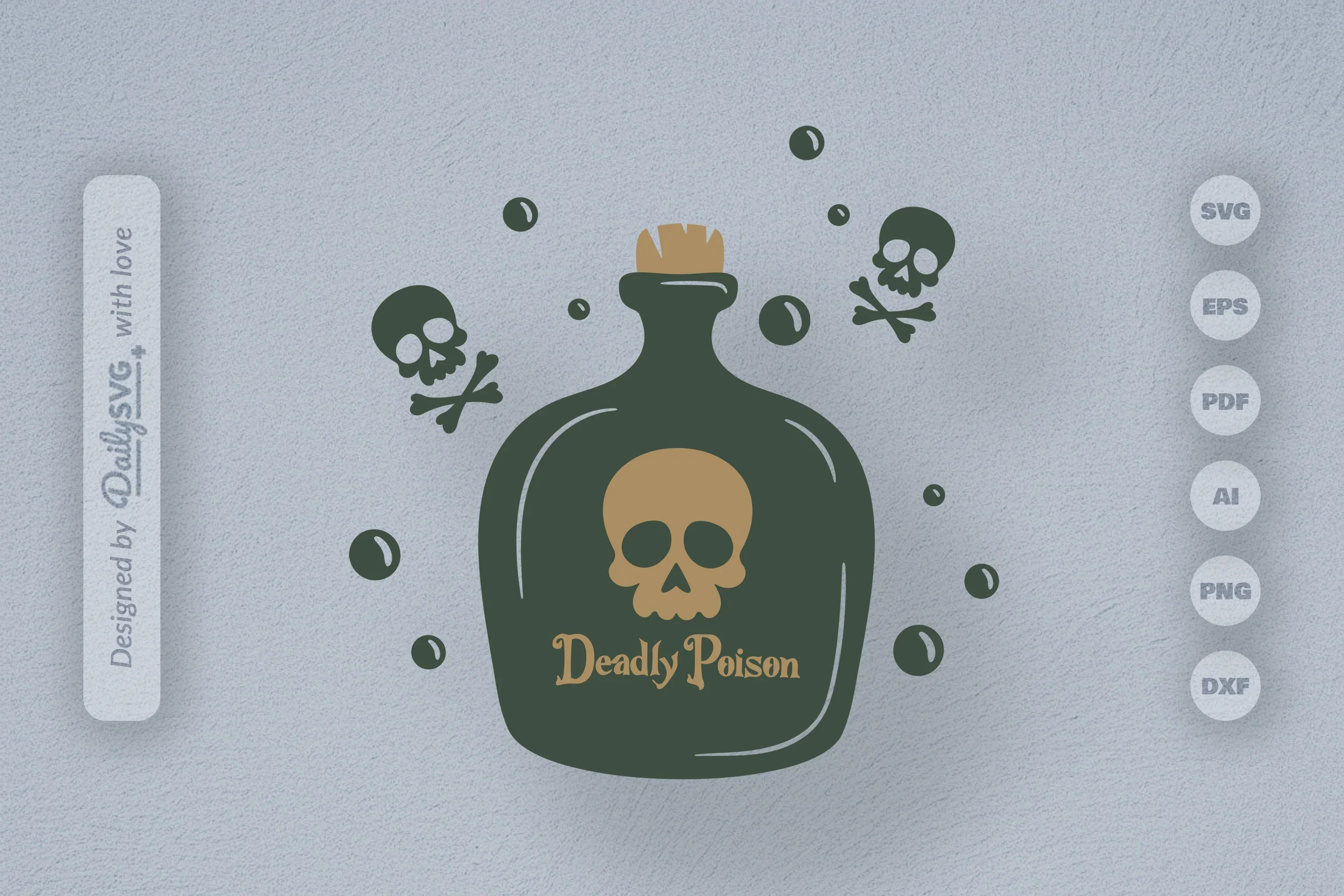 Poison Bottle Halloween SVG Bundle